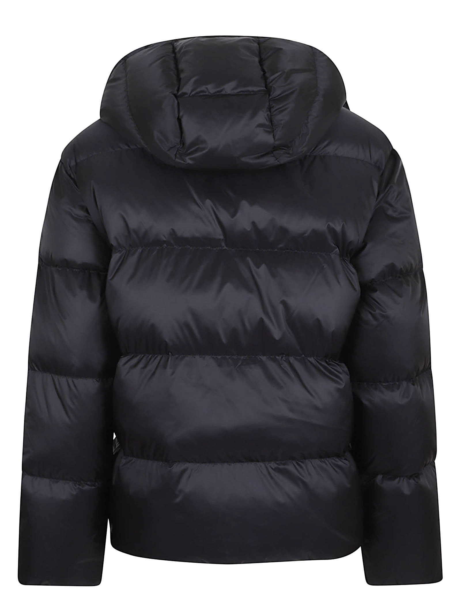 Polo Ralph Lauren Water-repellent Quilted Down Jacket With Detachable Hood Clothing In Black