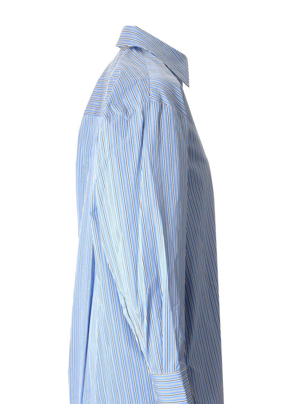 Isabel Marant Logo-embroidered Striped Shirt In Blue