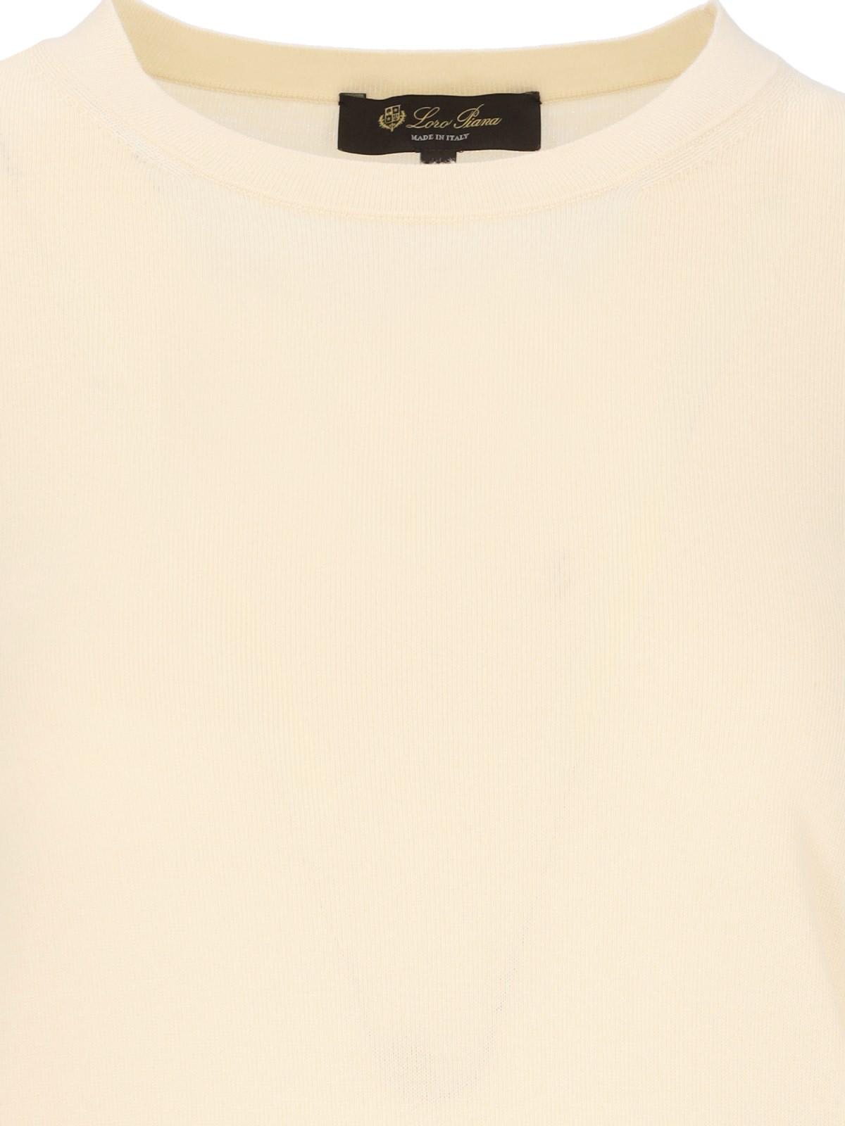 Shop Loro Piana Neo Piuma Sweater In Soft Butter