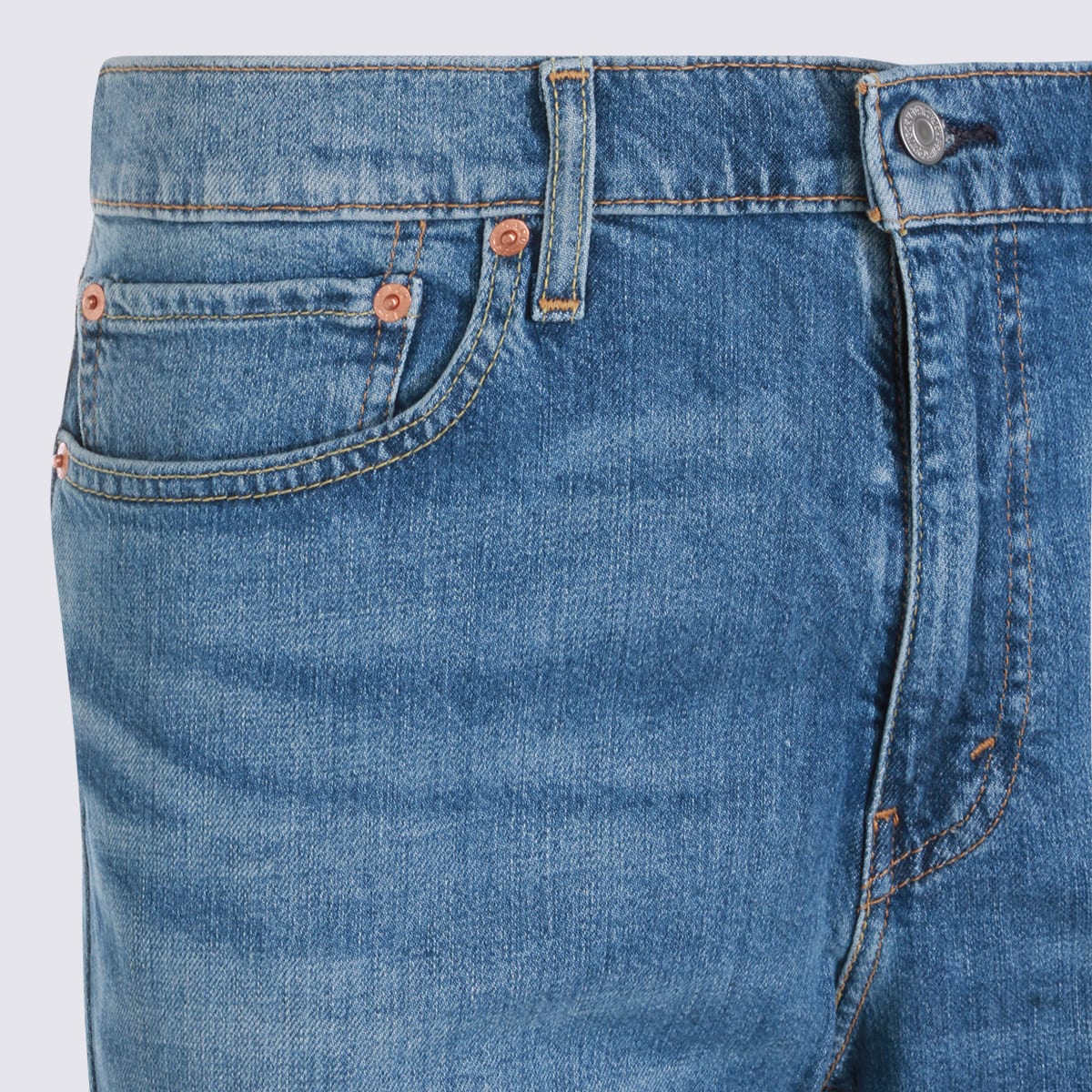 Levi's Five-pocket Cotton Jeans In Blue