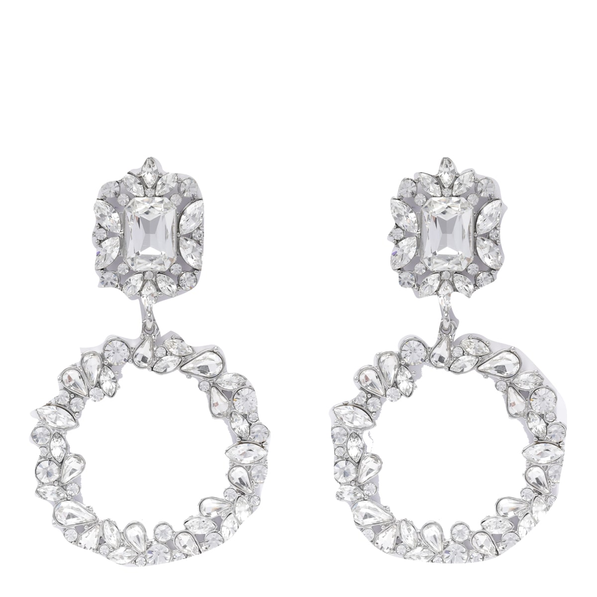 Crystal Hoop Earrings