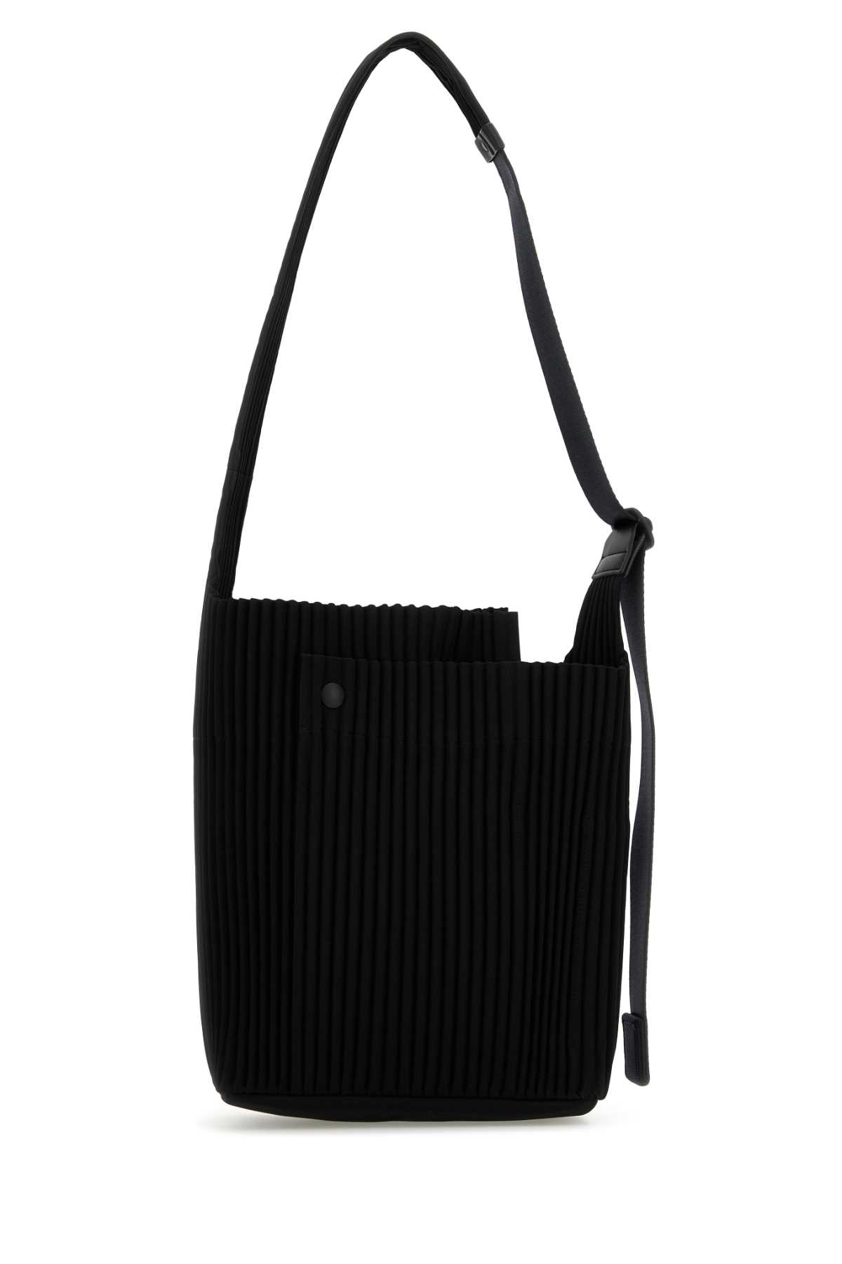 Homme Plissé Issey Miyake Black Fabric Shoulder Bag