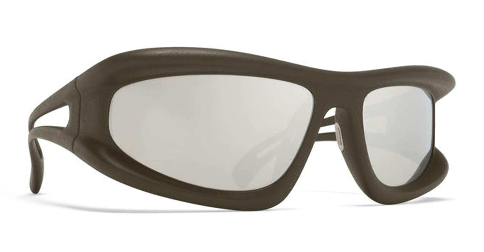 Shop Mykita Marfa - Md31 Safari Green Sunglasses