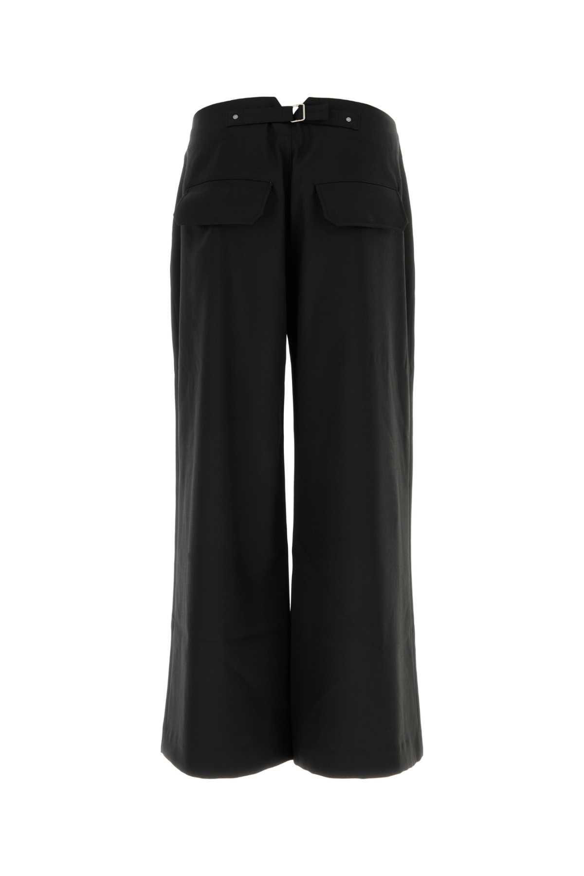 Shop Entire Studios Black Stretch Cotton Pant