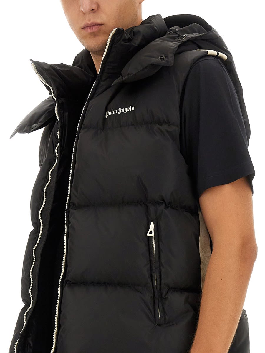 Shop Palm Angels Padded Vest In Black