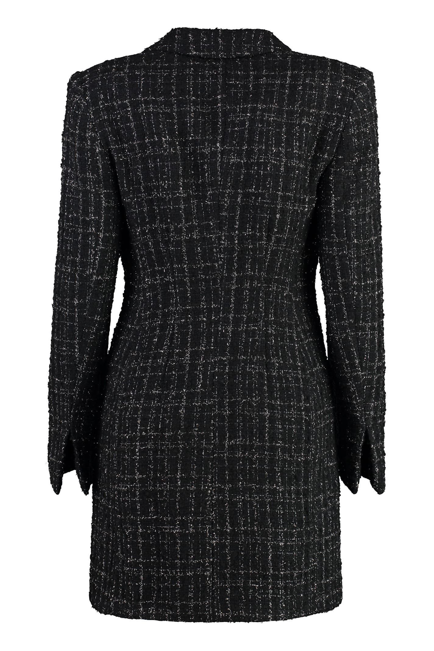 Shop Hugo Boss Double Breasted Blazer Dress In Black