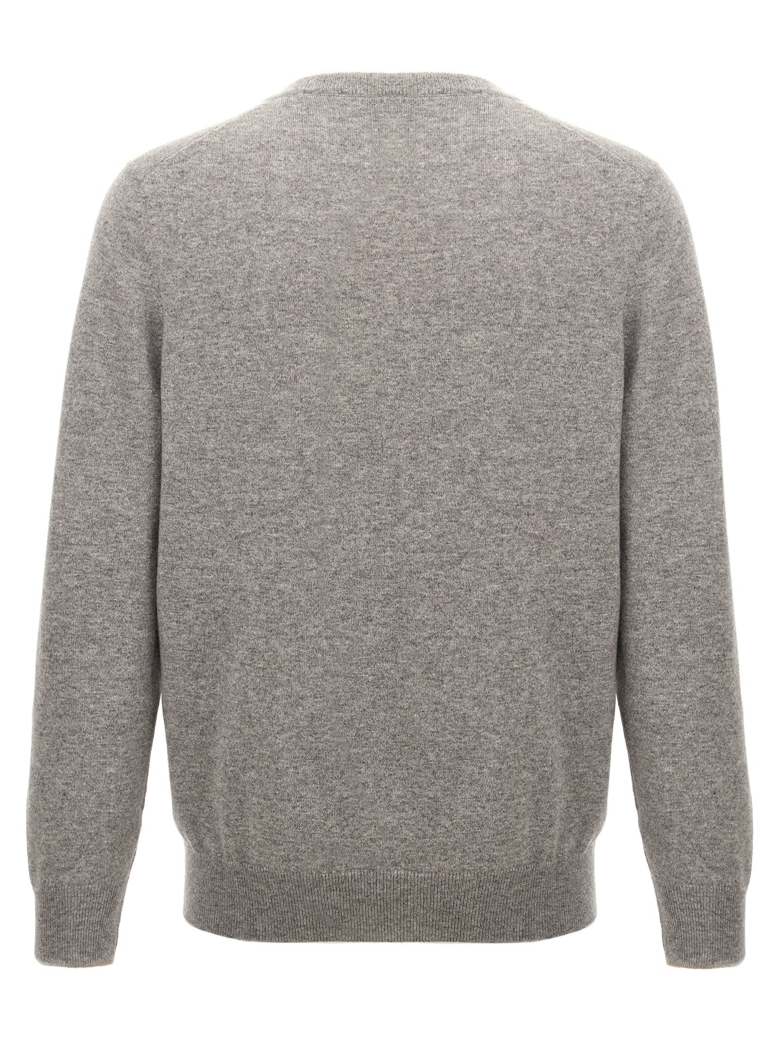 Shop Brunello Cucinelli Cashmere Sweater In Gray