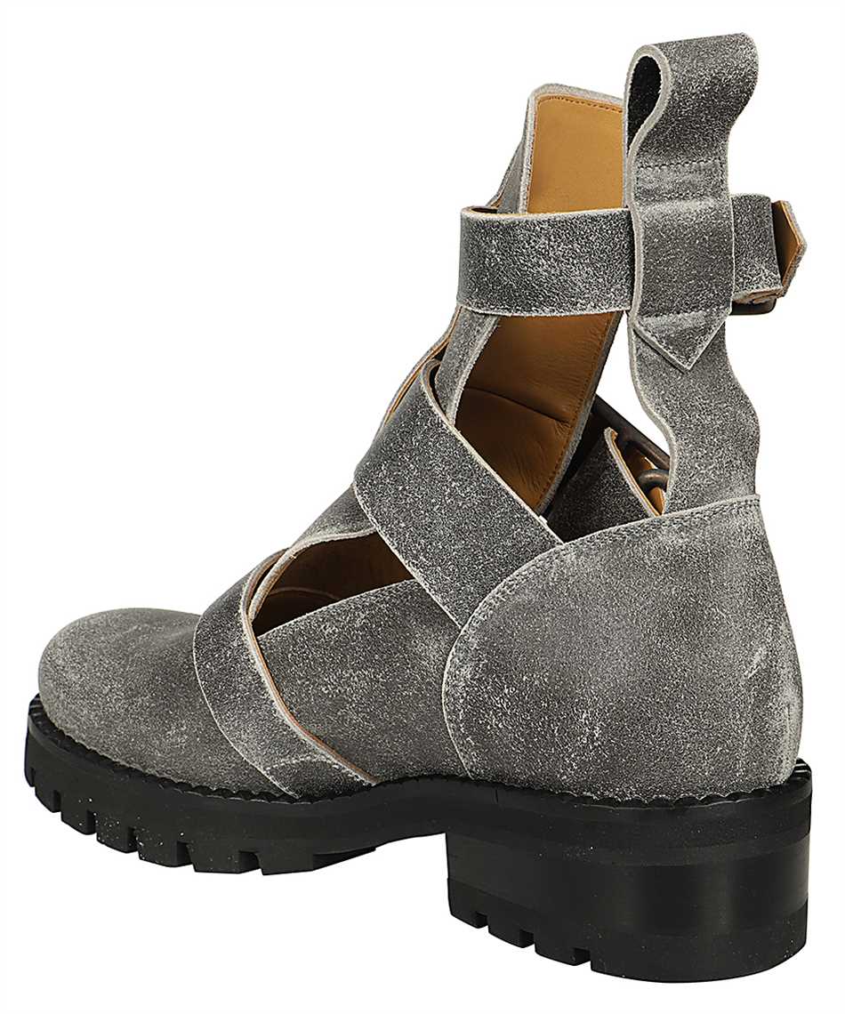 Vivienne Westwood Leather Boots In Gray