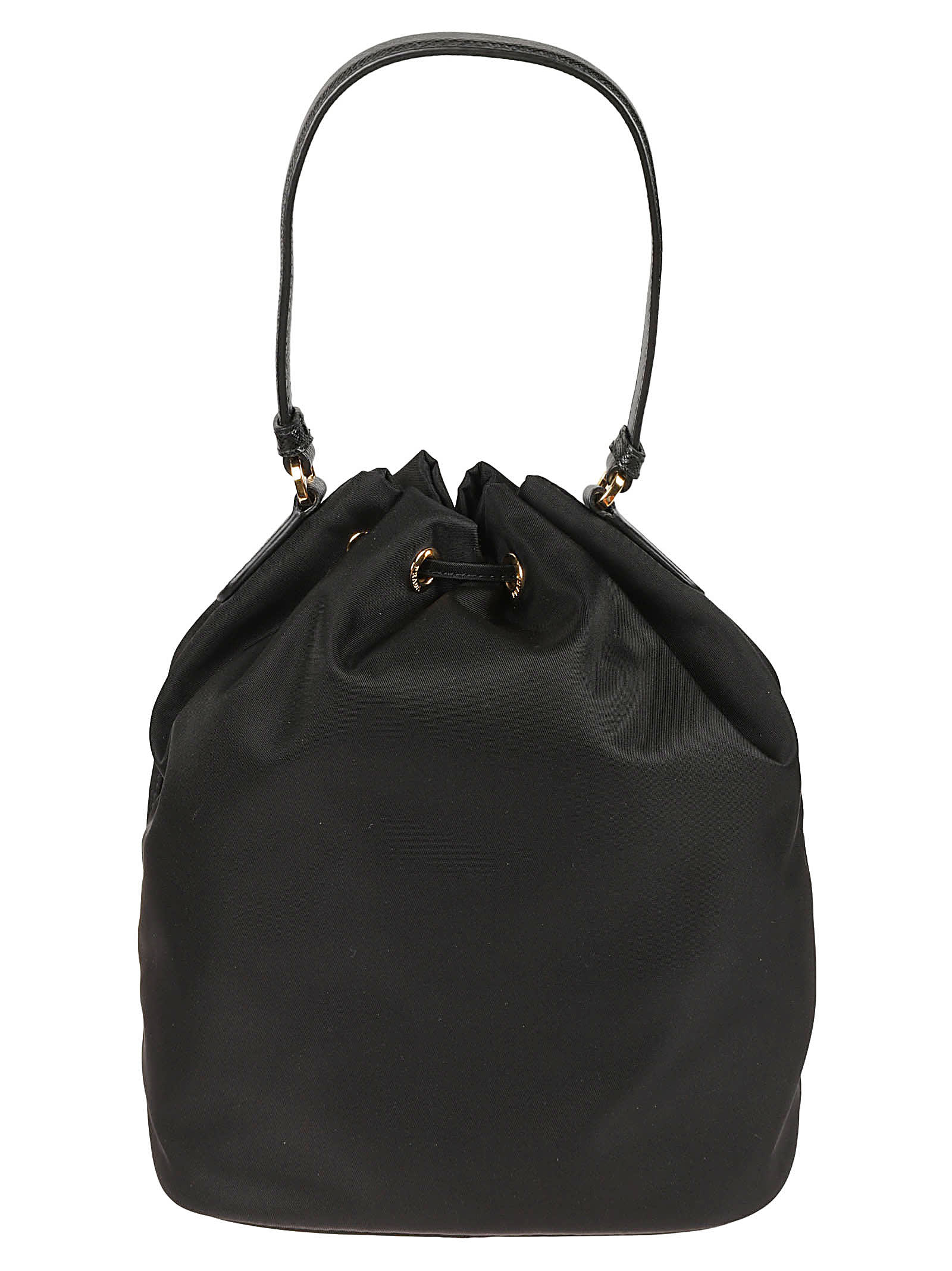 Prada Contemporary Re-nylon Bucket Bag Design In Black
