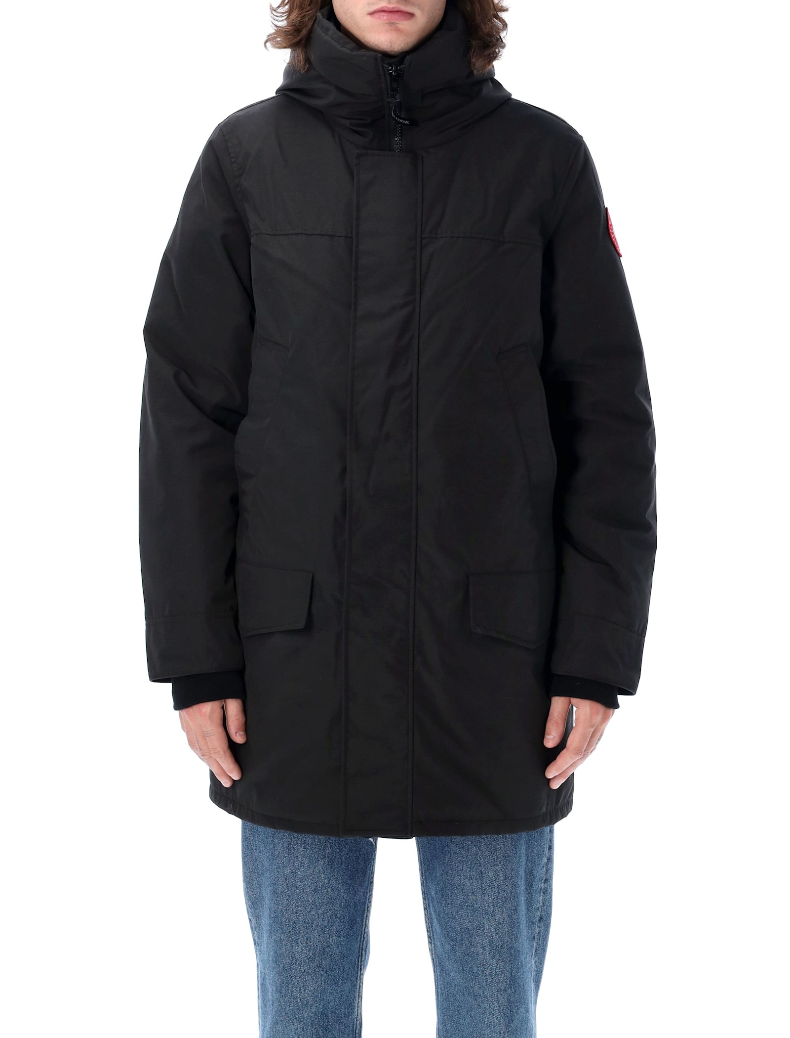 Shop Canada Goose Langford Parka In Black