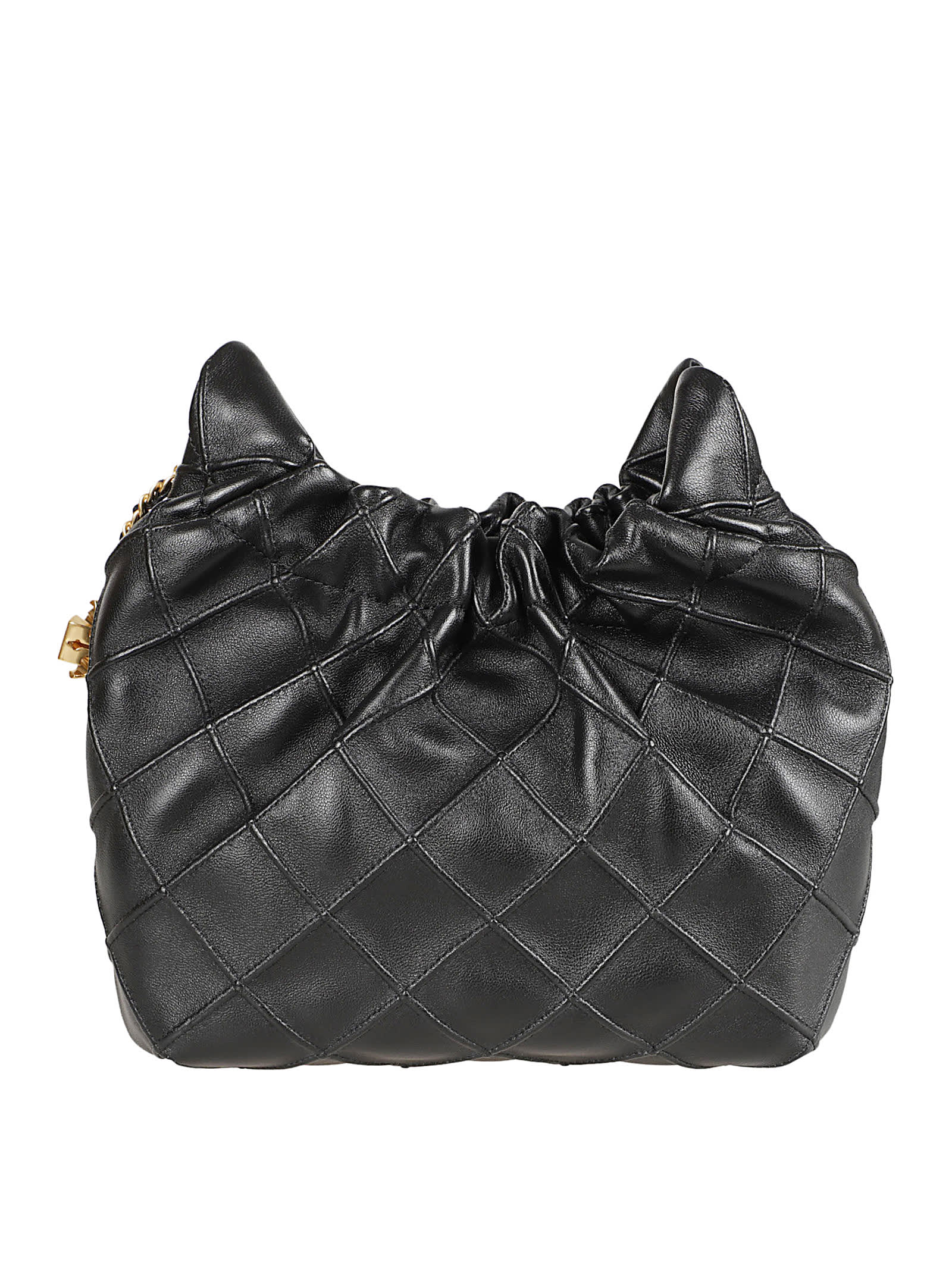 Tory Burch Fleming Mini Hobo In Black