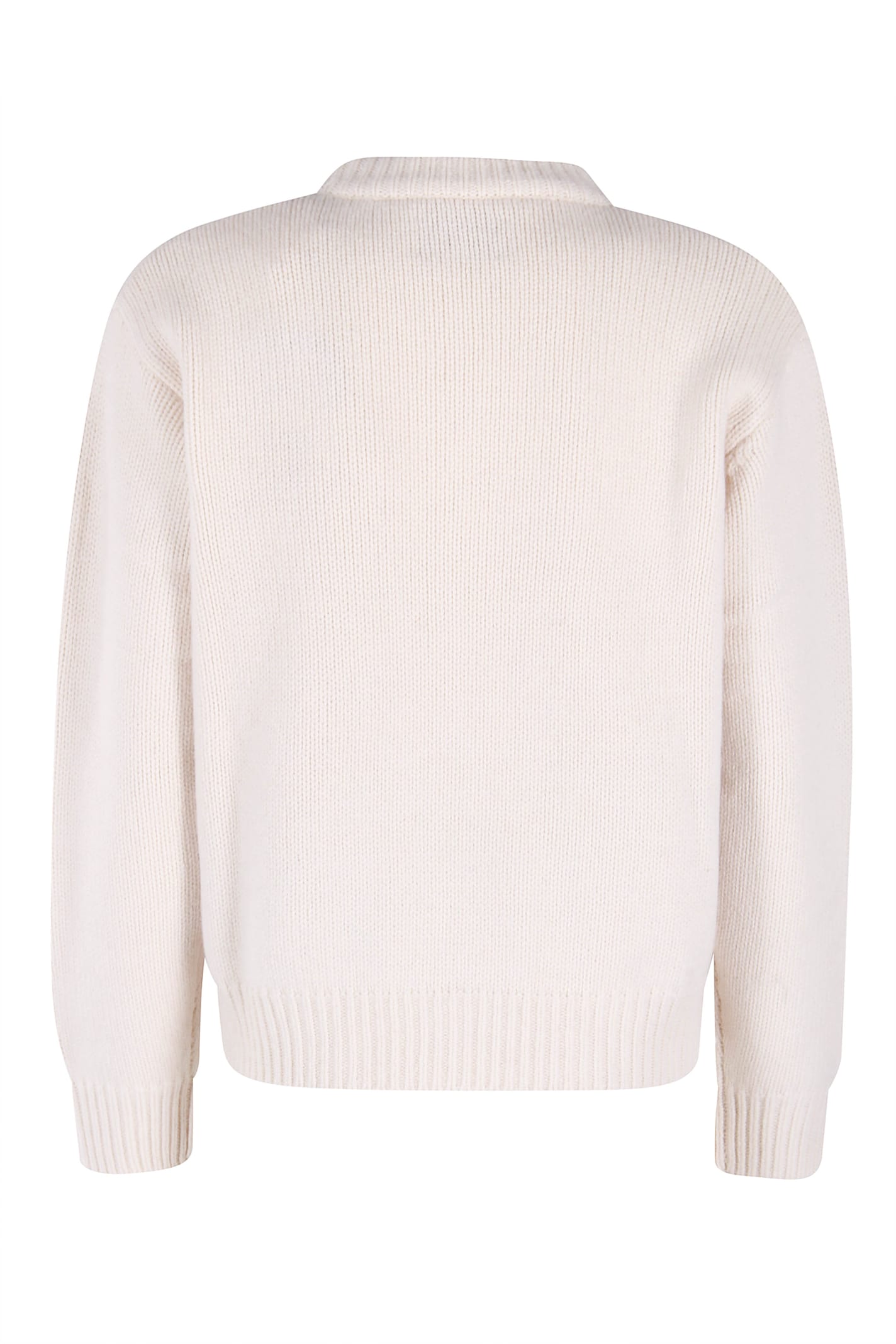 Mc2 Saint Barth Half Neck Sweater In Neutral