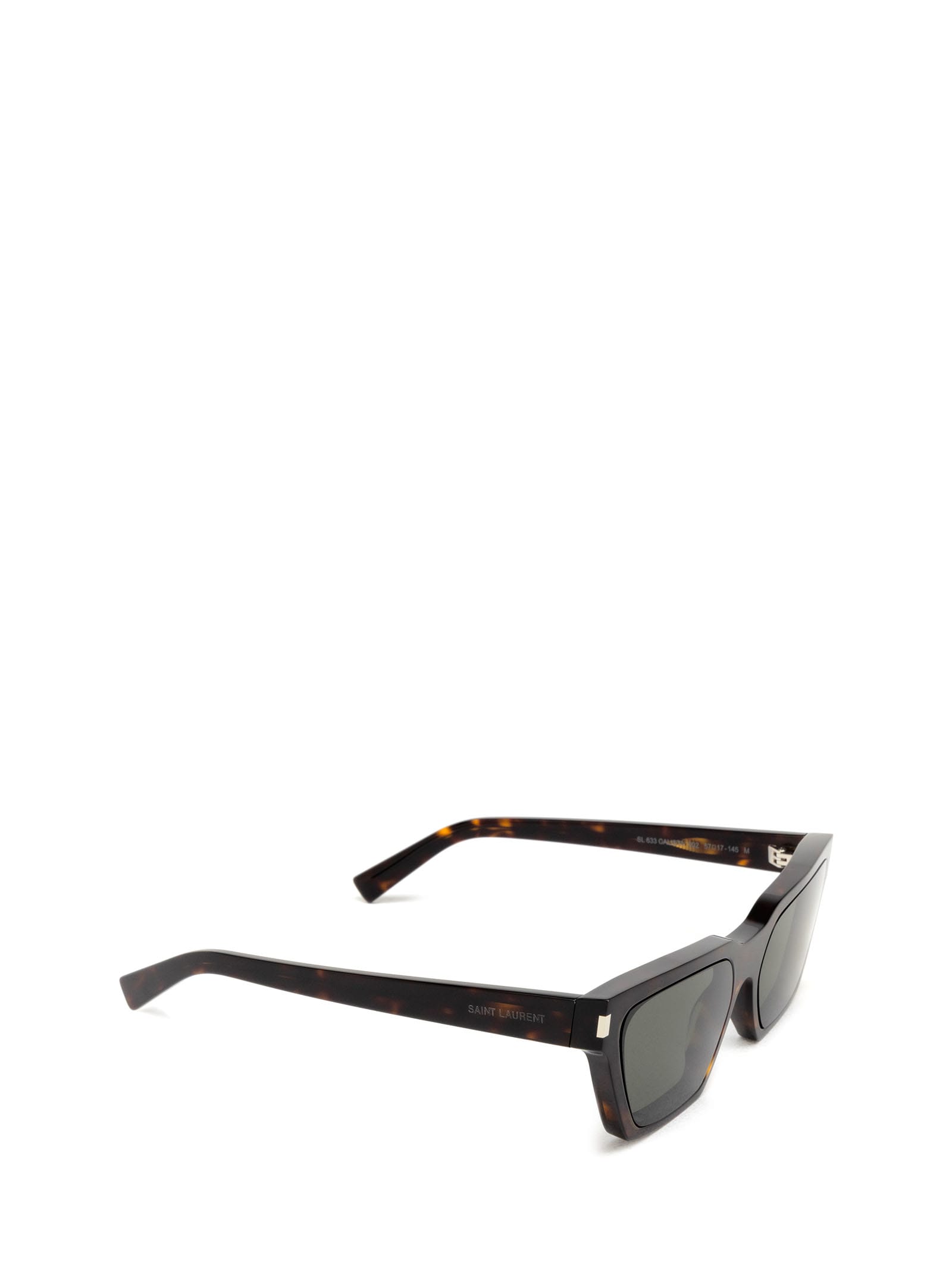 Shop Saint Laurent Sl 633 Havana Sunglasses