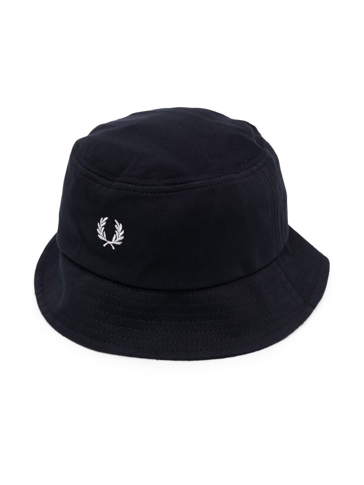 Fred Perry Fp Pique Bucket Hat In Navy