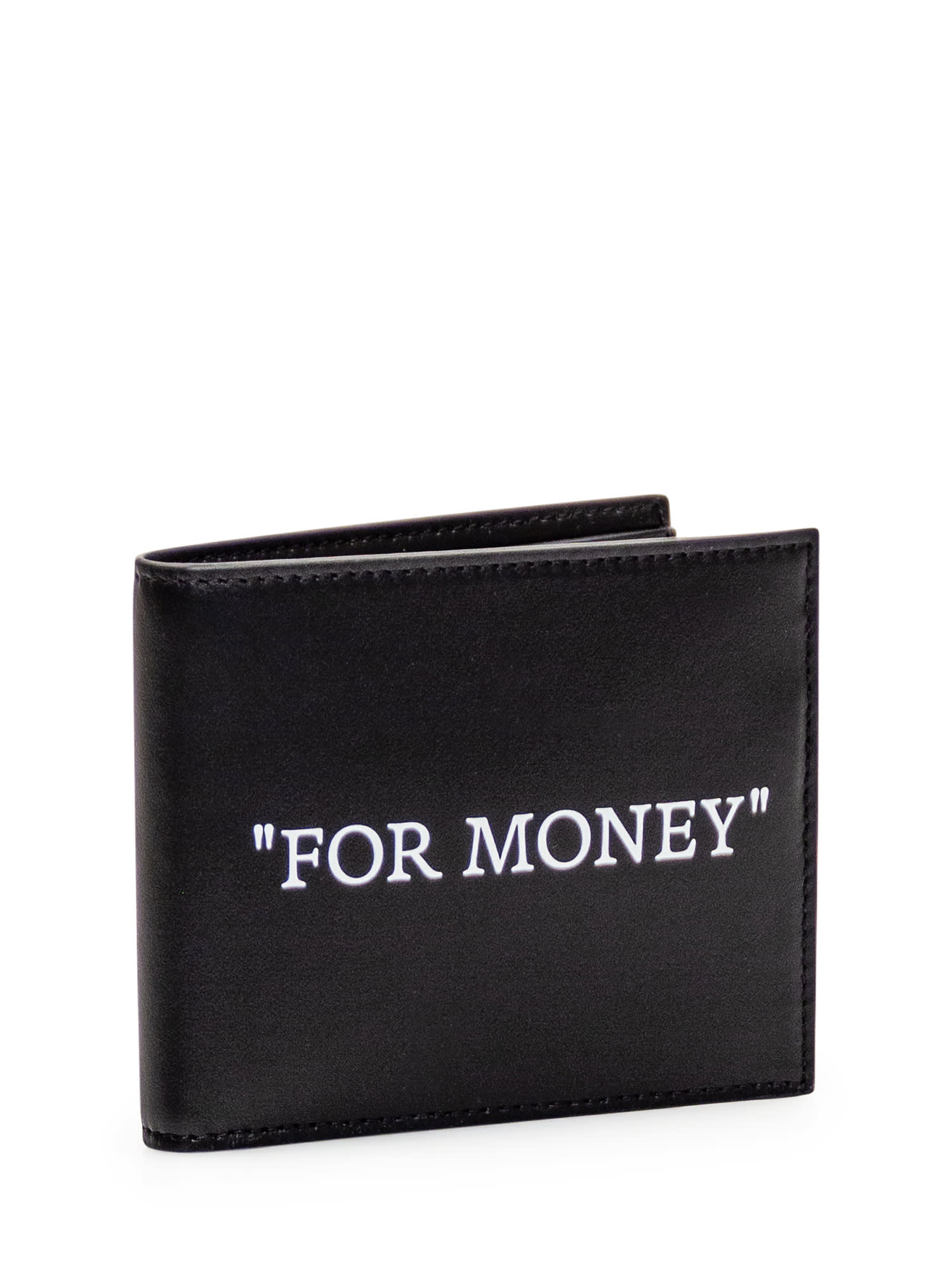 Shop Off-white For Money Wallet In Black White