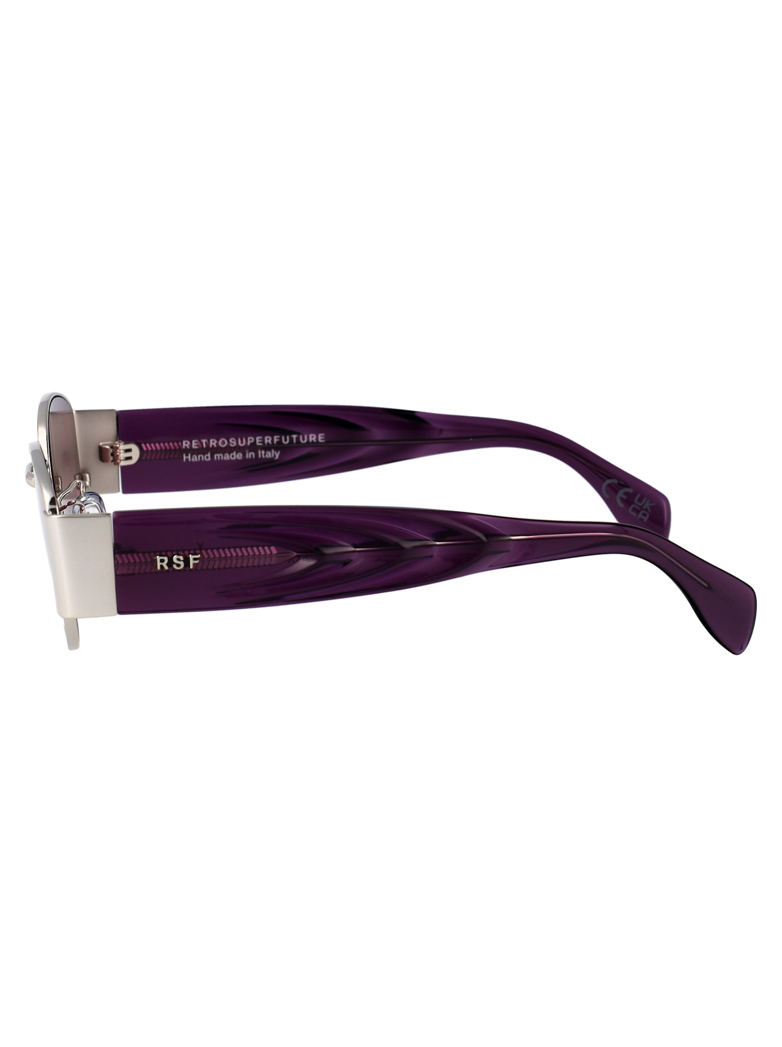 Retrosuperfuture Violet Combined Sunglasses In Purple