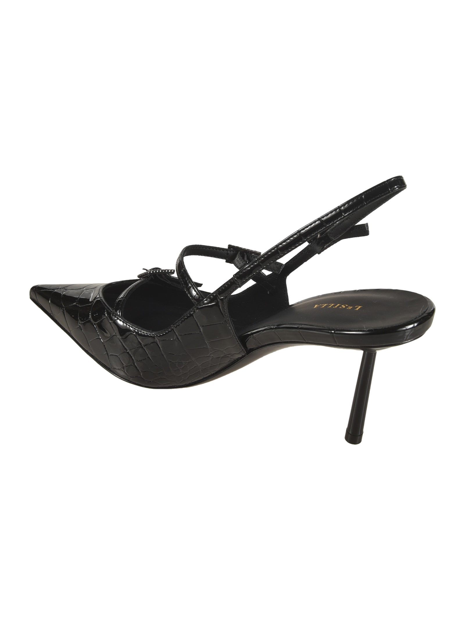 Shop Le Silla Chanel Morgana Pumps In Black