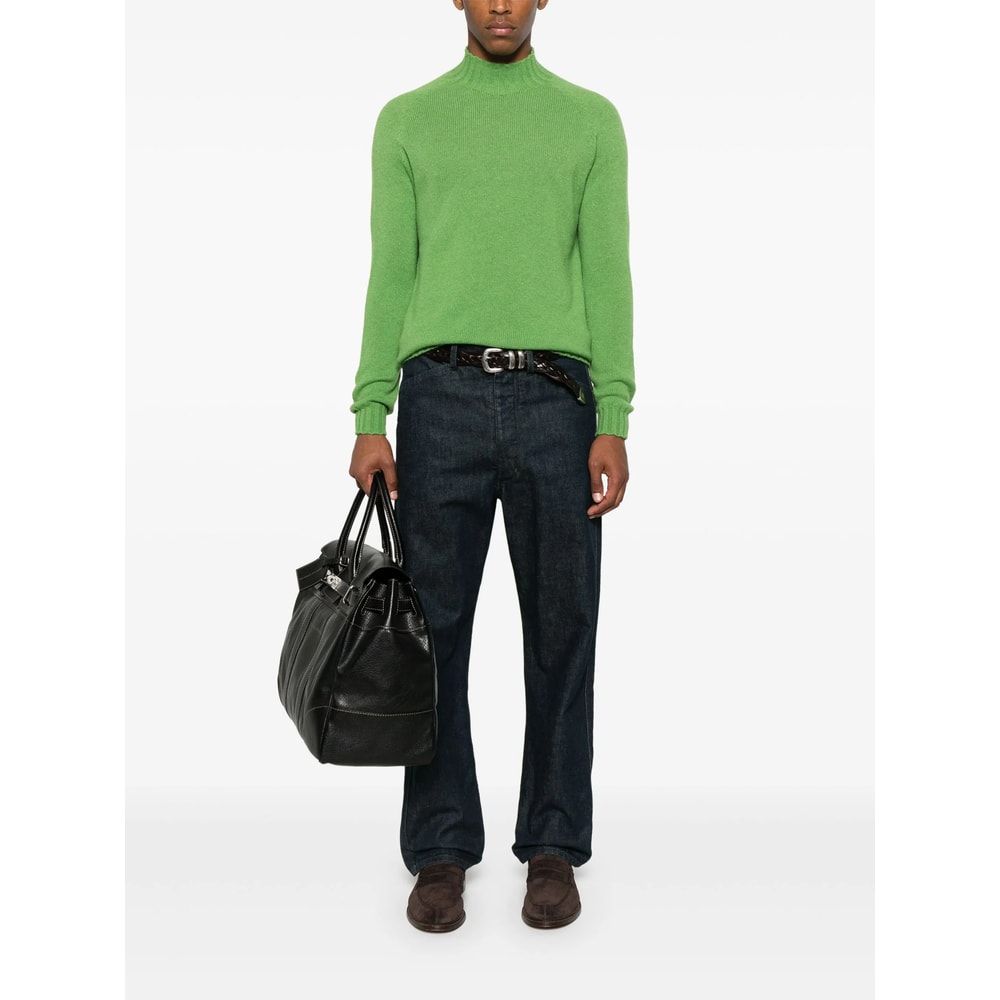 Tagliatore Cashmere Sweaters In Green