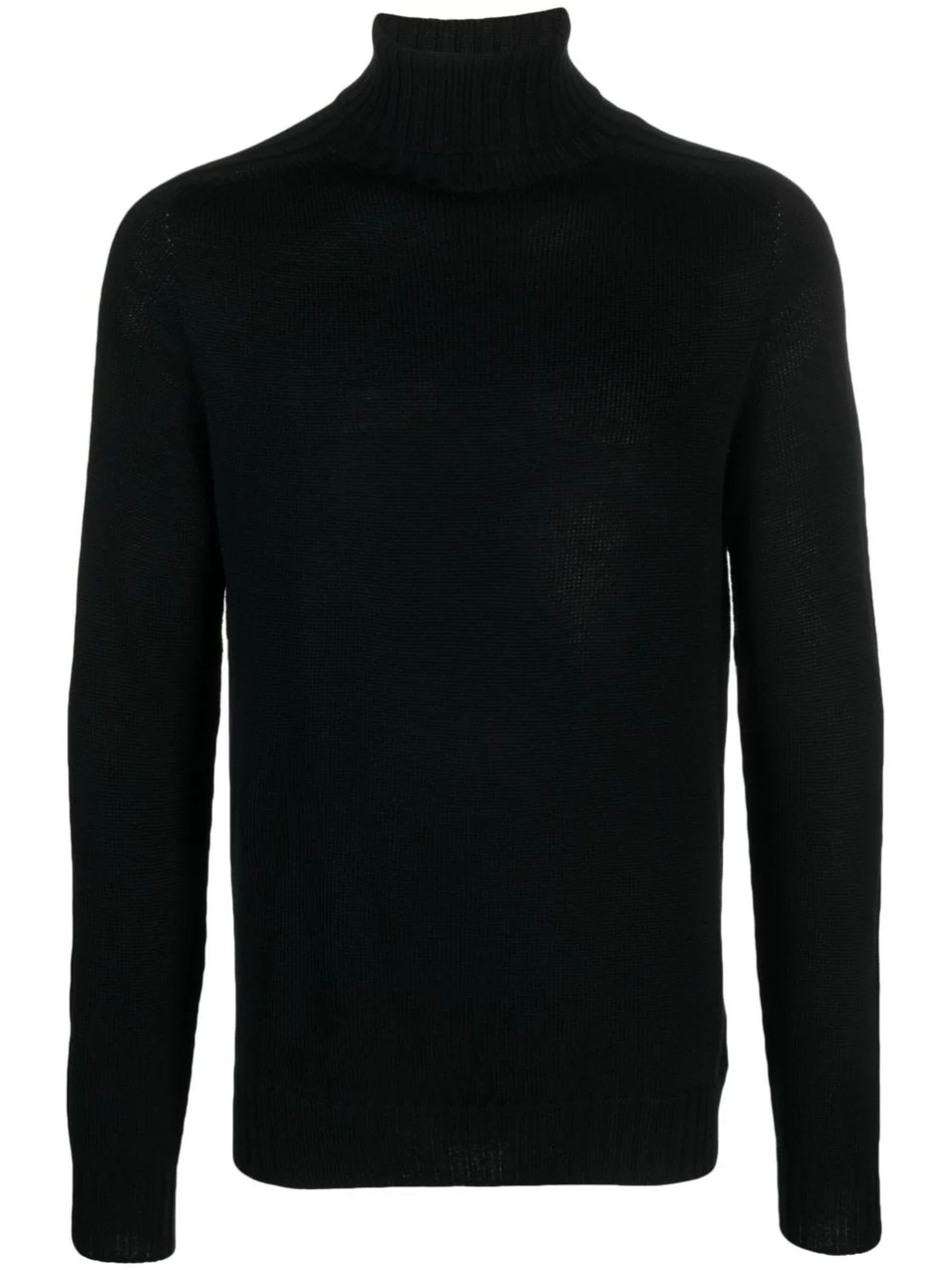 Shop Dondup Black Wool Jumper