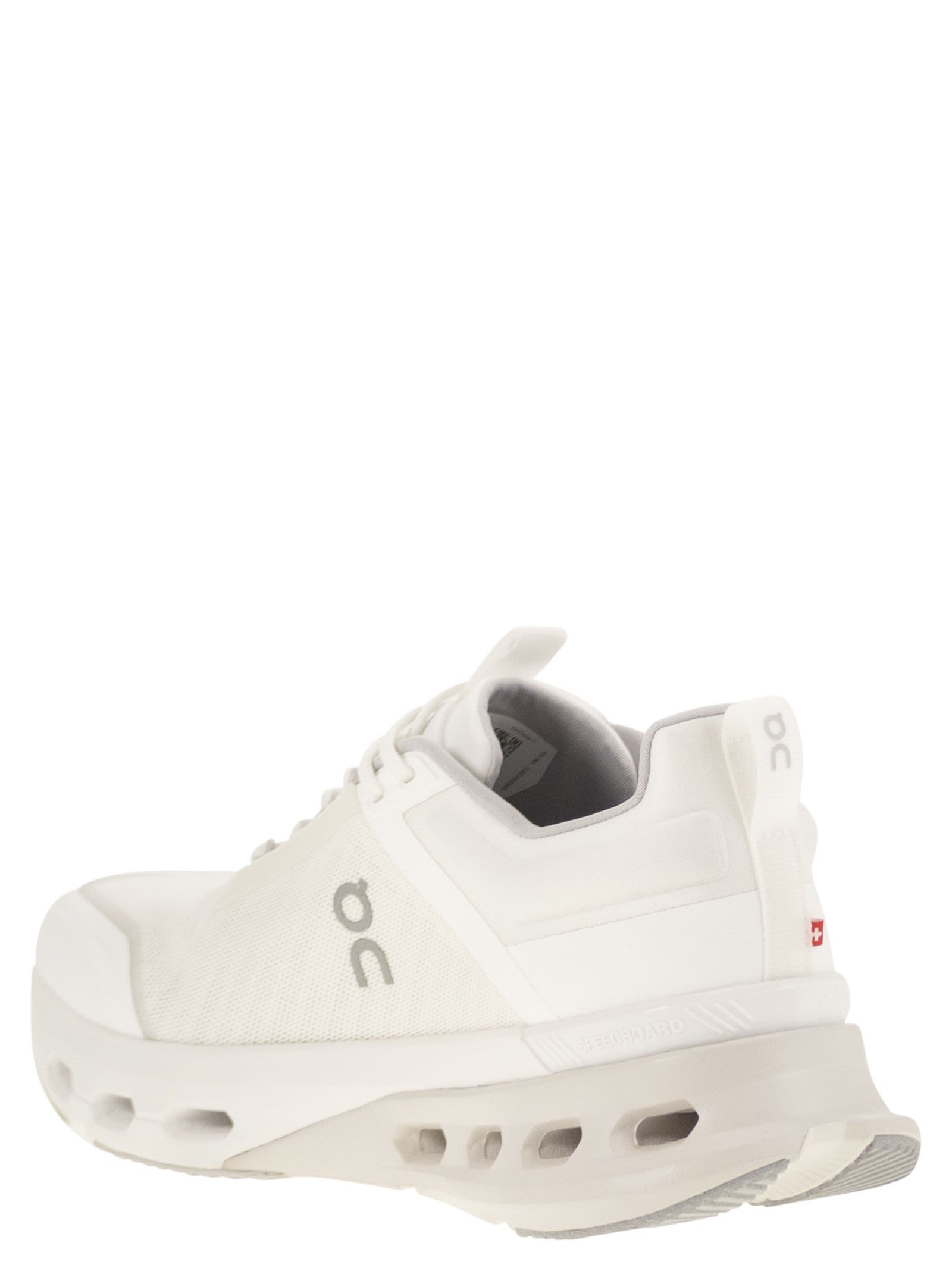 On Cloudnova X - Technical Fabric Trainers In White