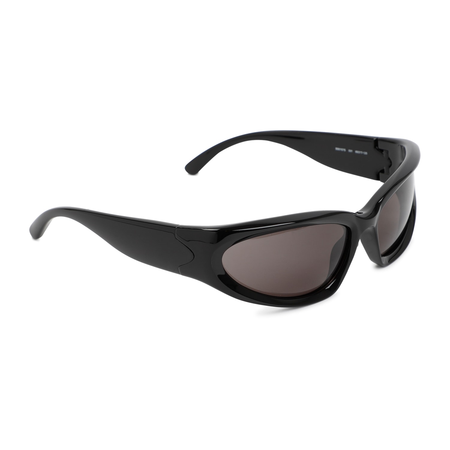 Balenciaga Swift Oval Sunglasses In Black