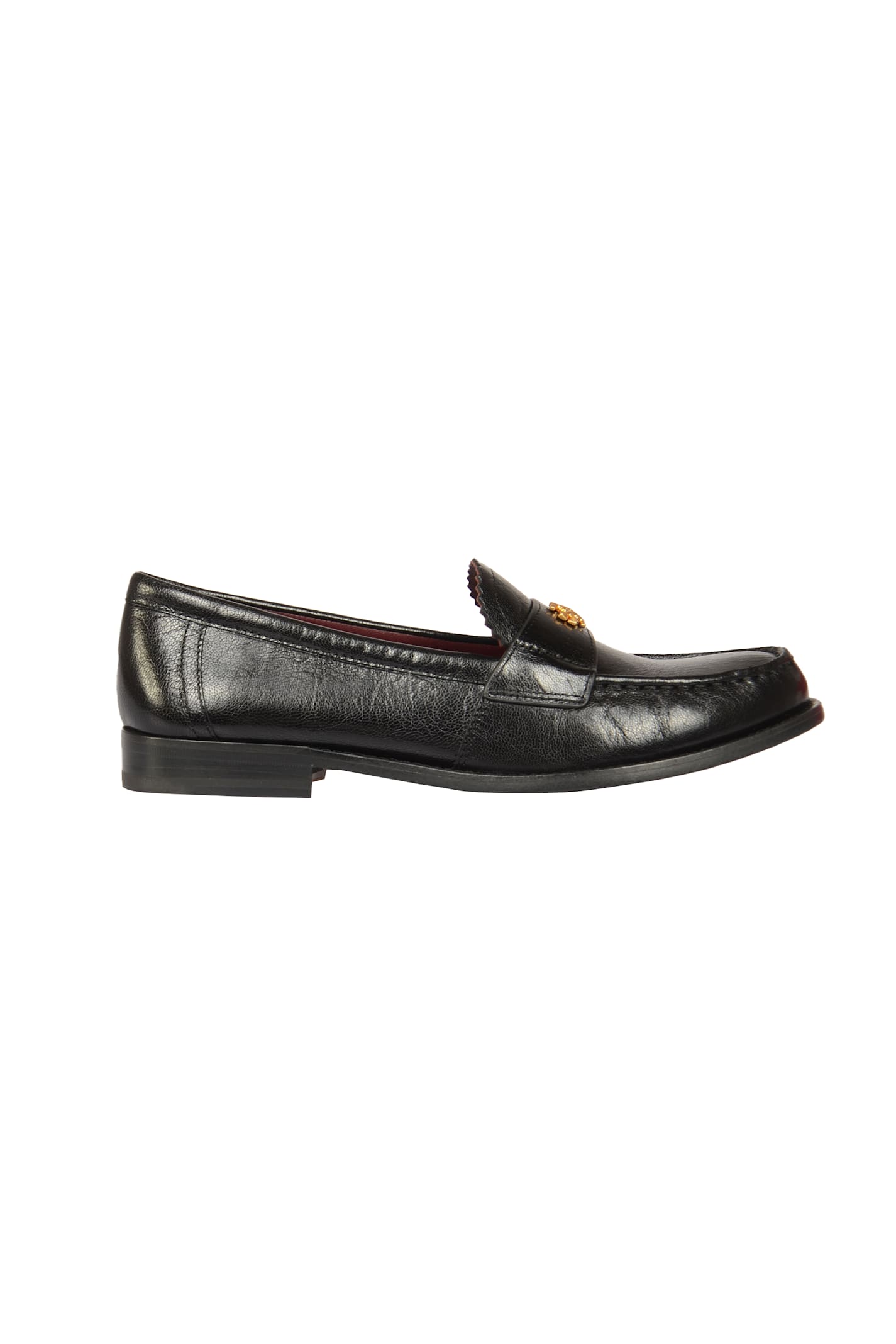 Shop Tory Burch Classic Loafers In Perfect Black