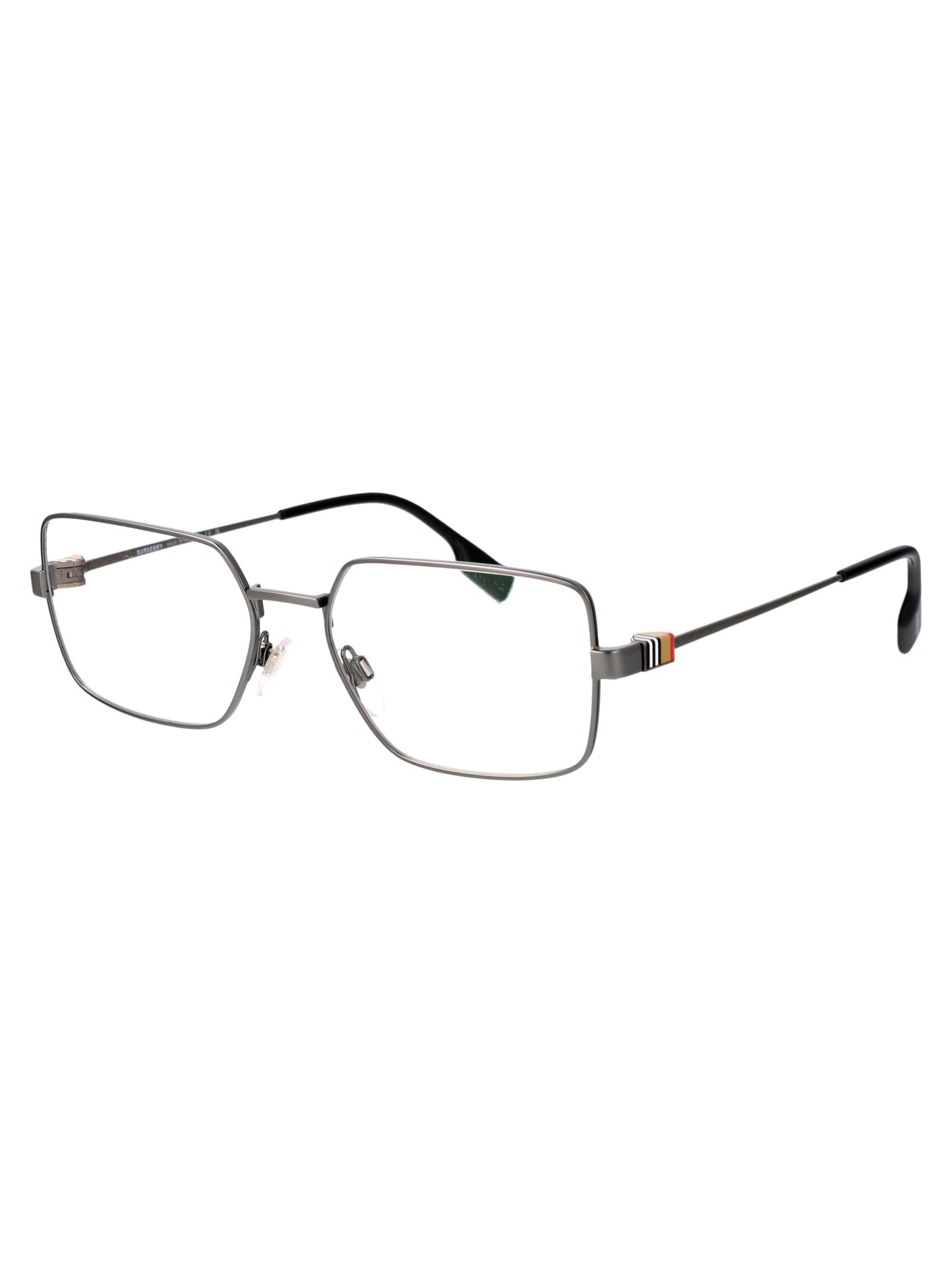 Shop Burberry Eyewear 0be1380 Glasses In 1003 Gunmetal