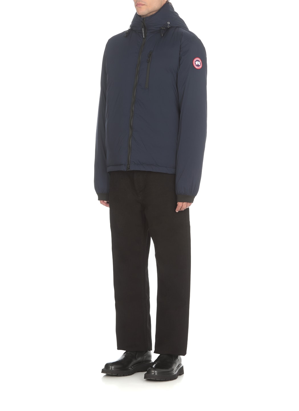 Shop Canada Goose Lodge Down Jacket In Blue