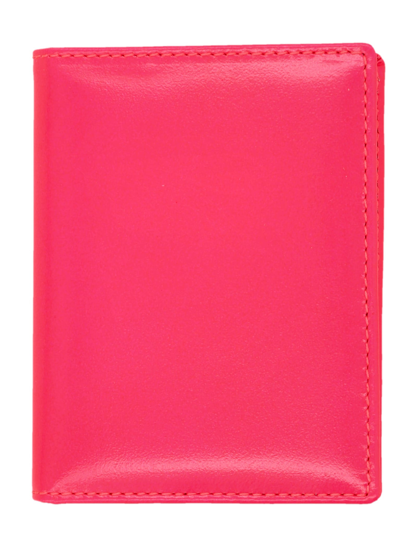 Comme Des Garçons Super Fluo Cardholder In Pink/yellow