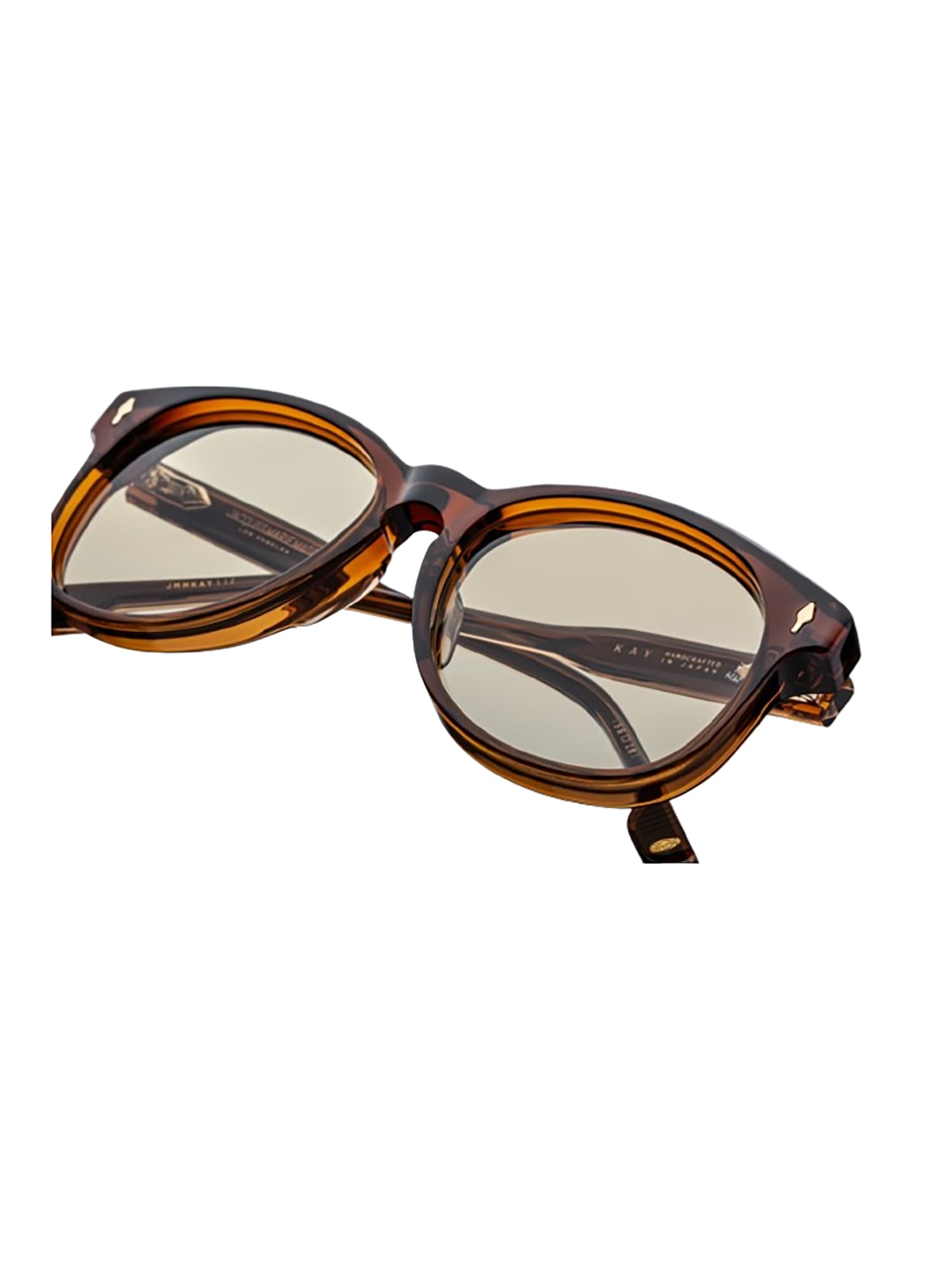 Shop Jacques Marie Mage Kay Sunglasses In Z Teak