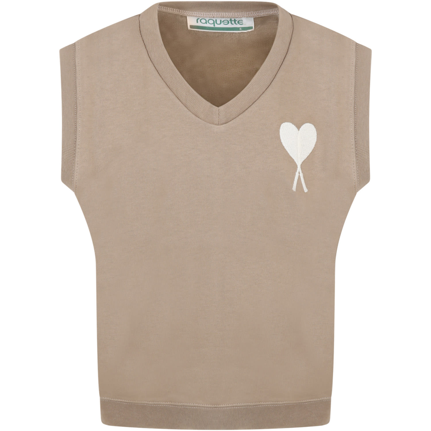 Raquette Beige Vest For Kids With Rackets