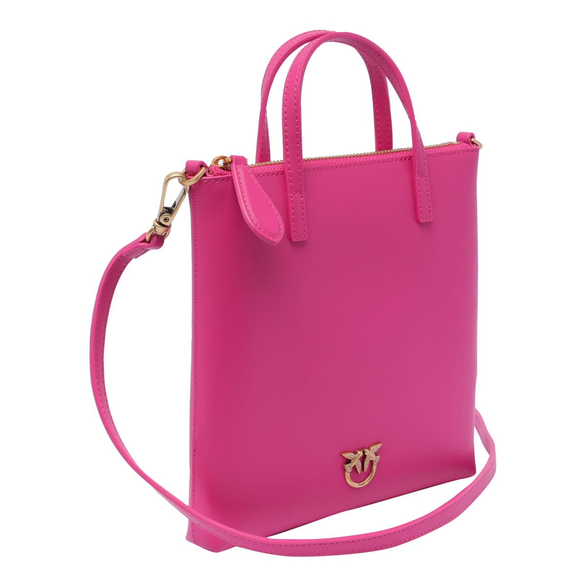 Shop Pinko Mini Shopper Handbag In Fuchsia