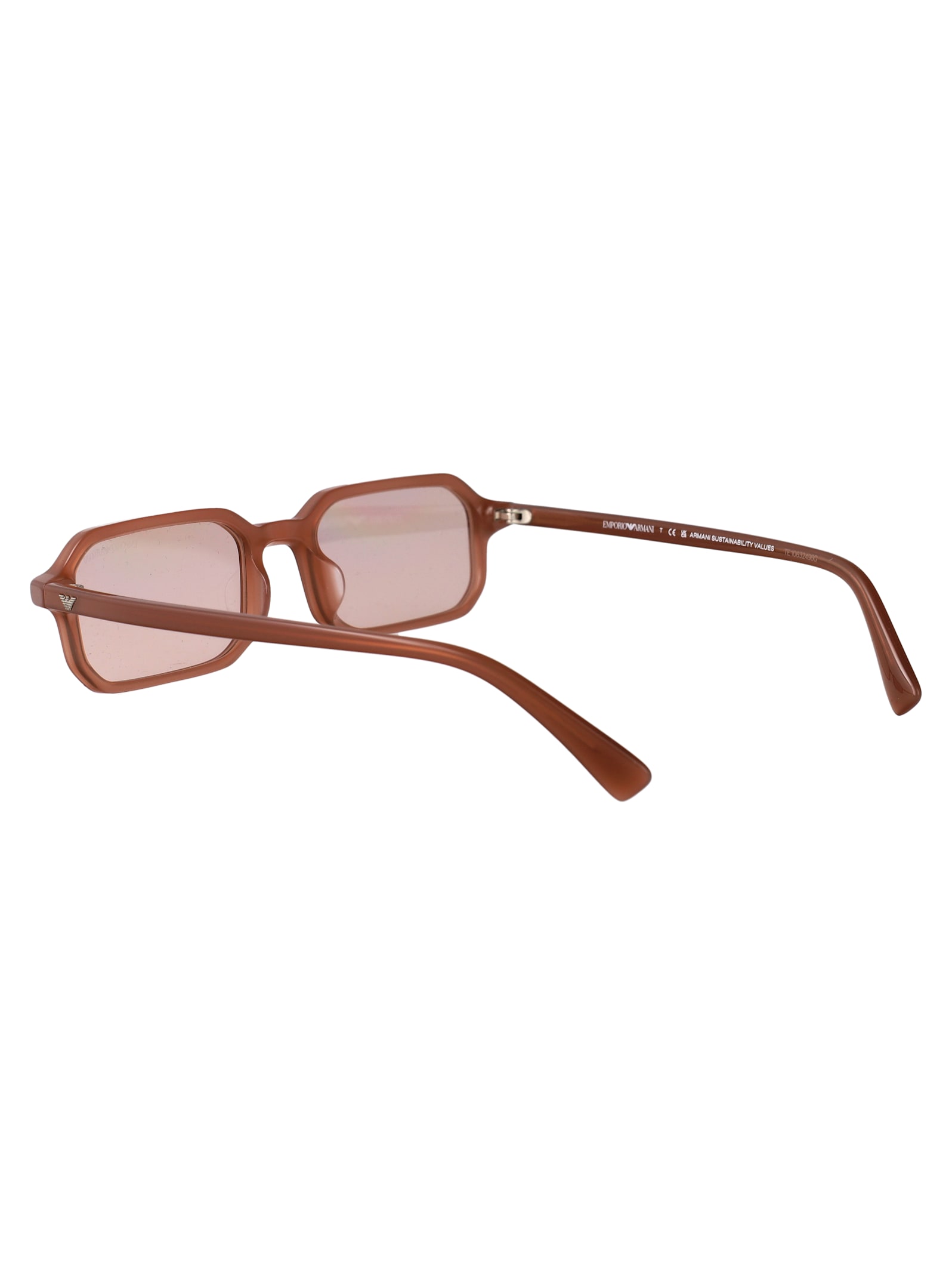 Emporio Armani Rectangular Sunglasses 0 Ea4253 U 627173 In Neutral