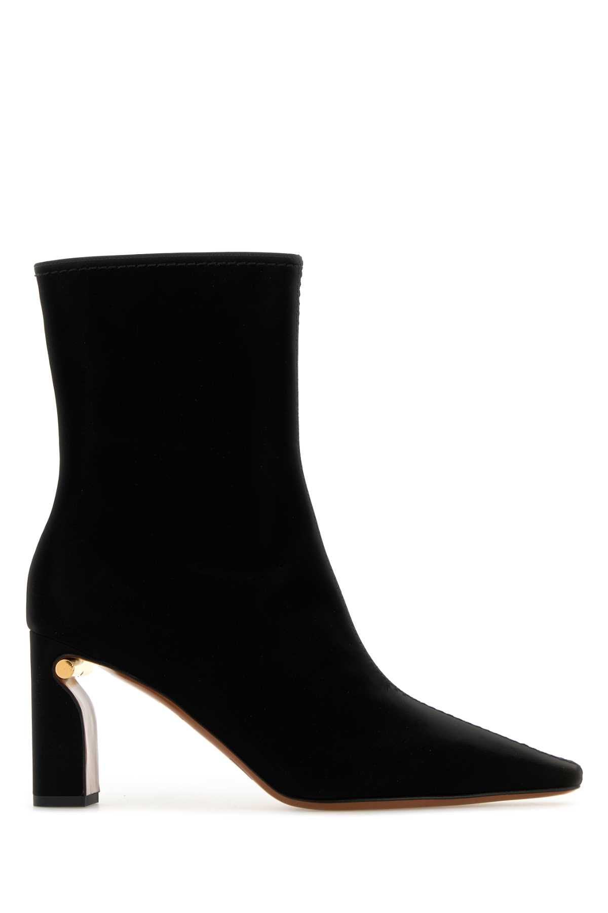 Alexander Mcqueen Ankle Boots Fabric Pointed Toe