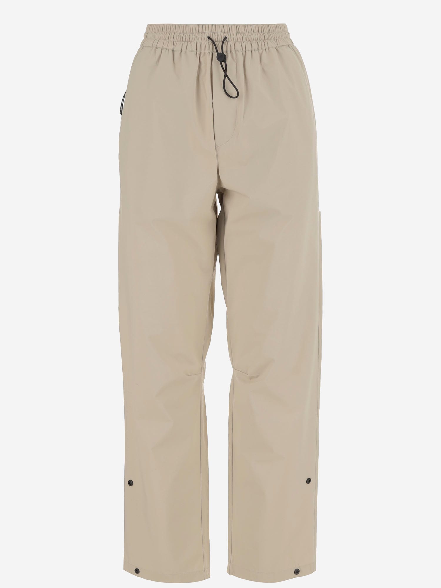 Autry Nylon Jogging Pants With Drawstring In Neutral