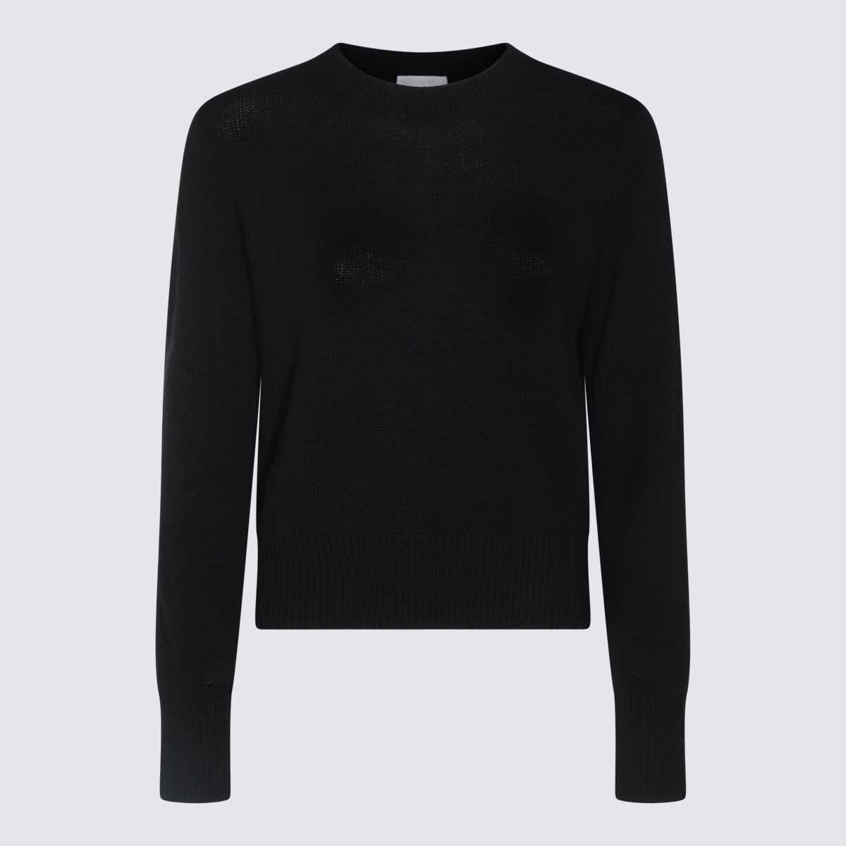 Shop Allude Black Wool Knitwear