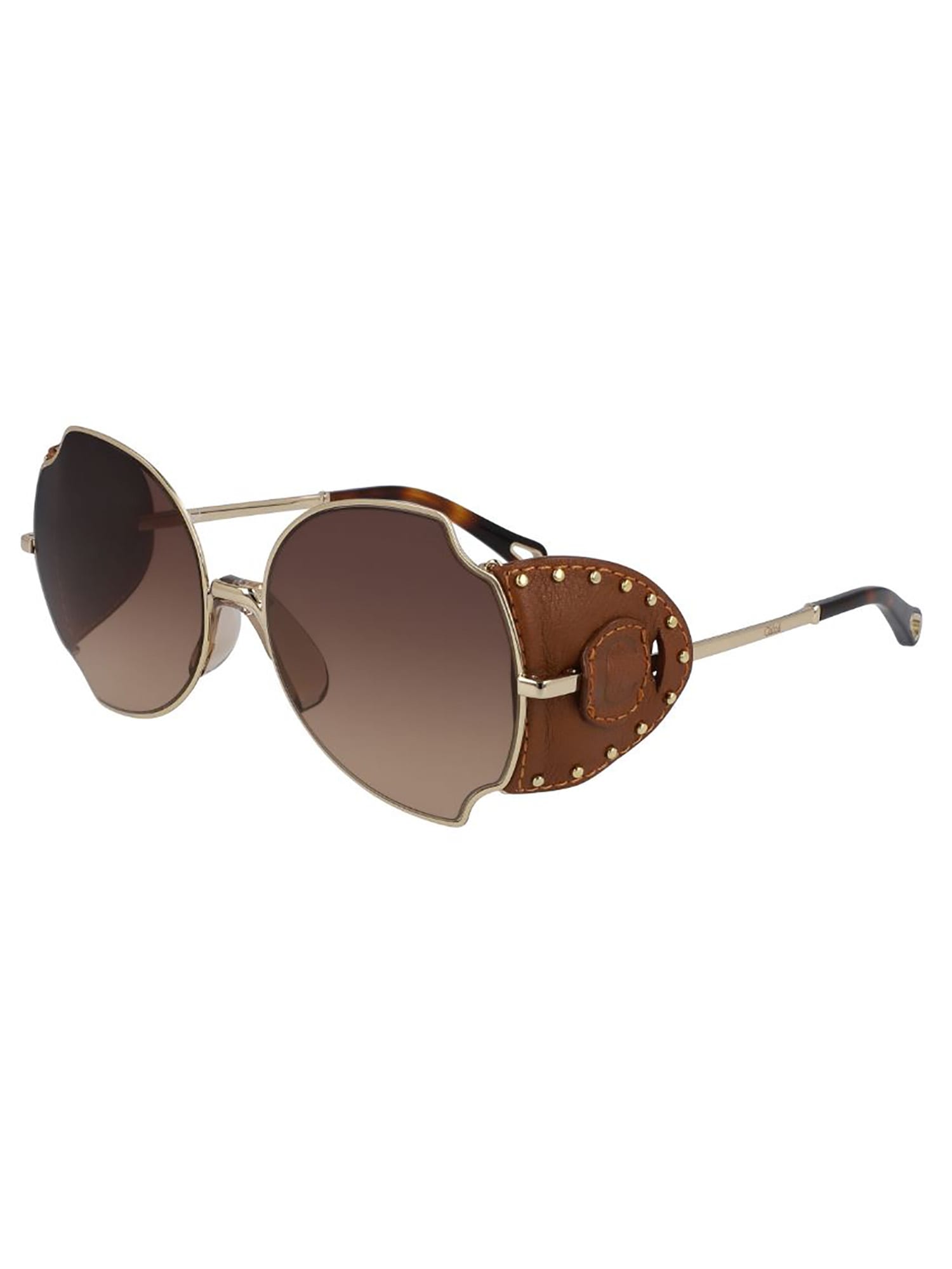 Chloé Ce166sl 42437 Sunglasses In Gold Gradient Brown