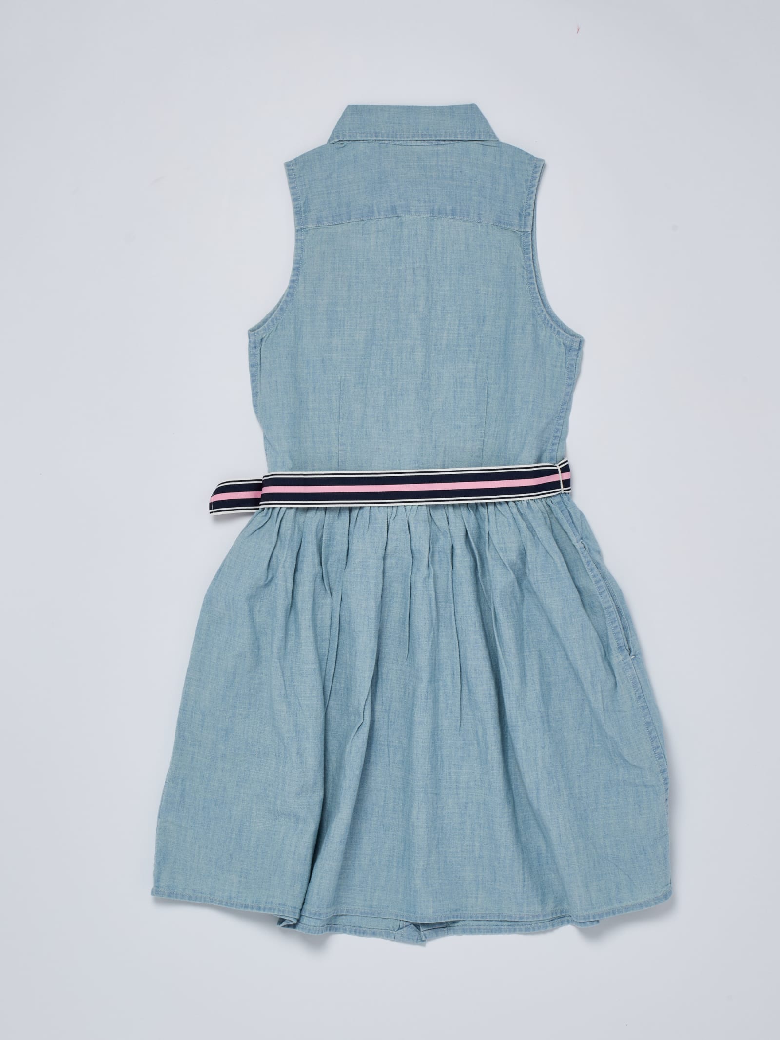 Shop Polo Ralph Lauren Dress Dress In Denim Chiaro