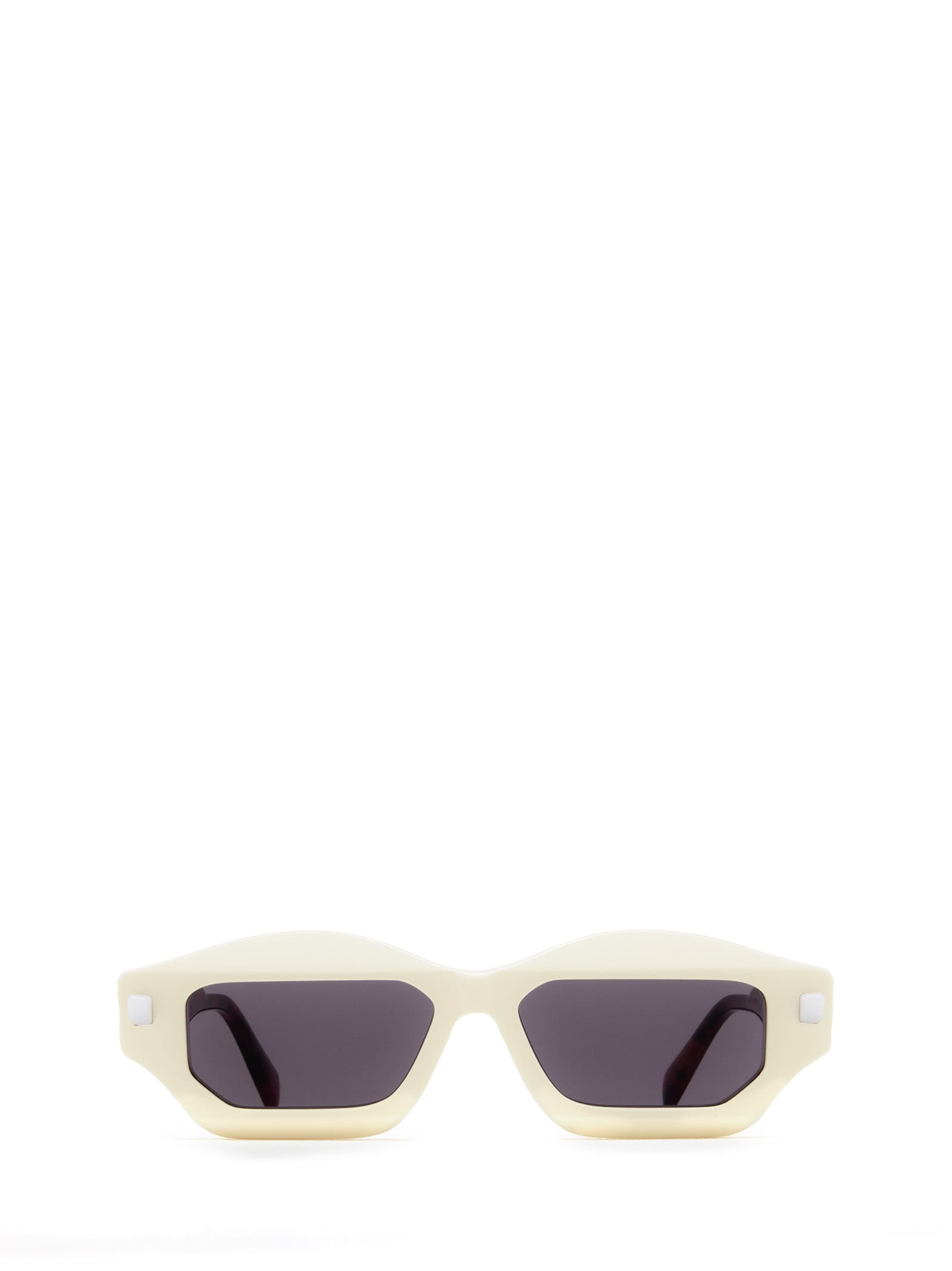 Kuboraum Q6 Ivory & Havana Red Sunglasses
