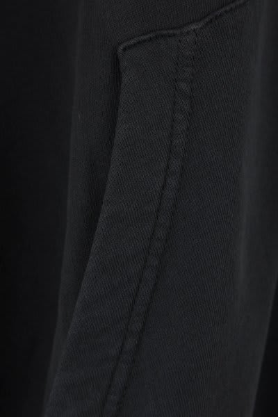 Shop Mm6 Maison Margiela Numbers Patch Zipped Drawstring Hoodie In Black