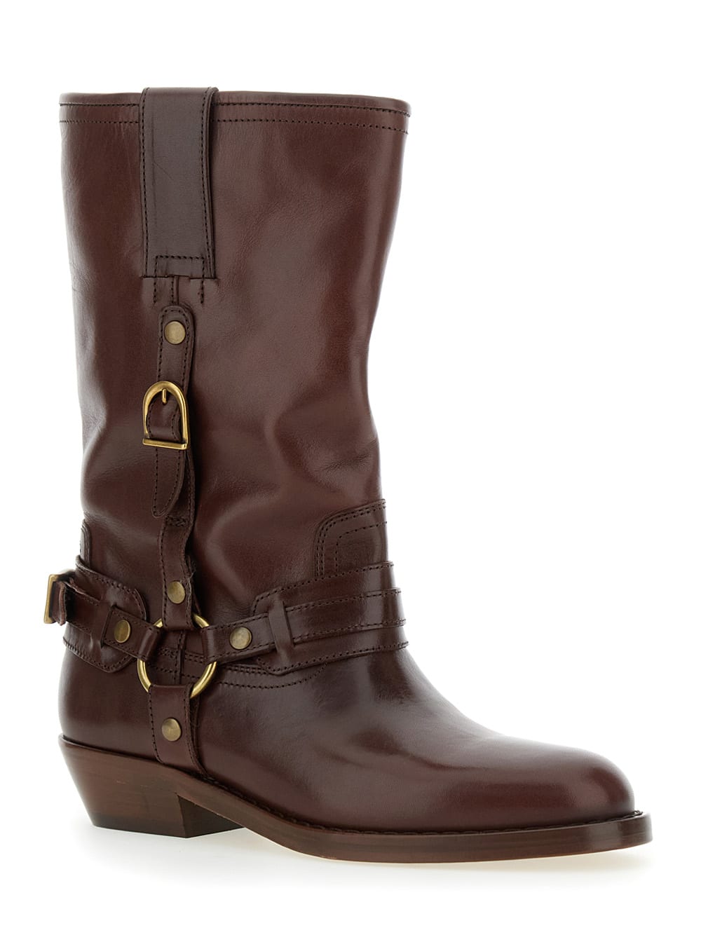 Isabel Marant Brown Heiko Mid-calf Boots In Brown