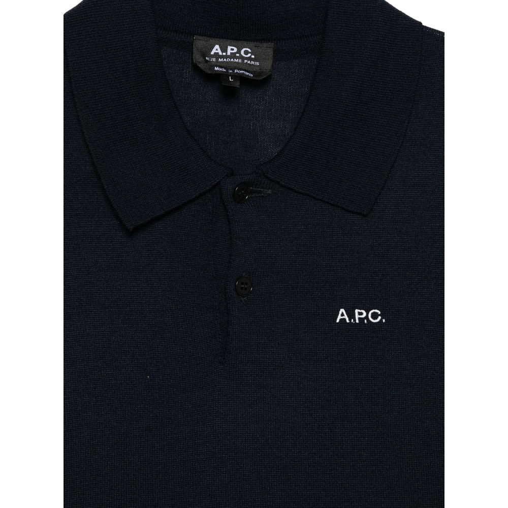 Apc Sweaters Blue In Blue