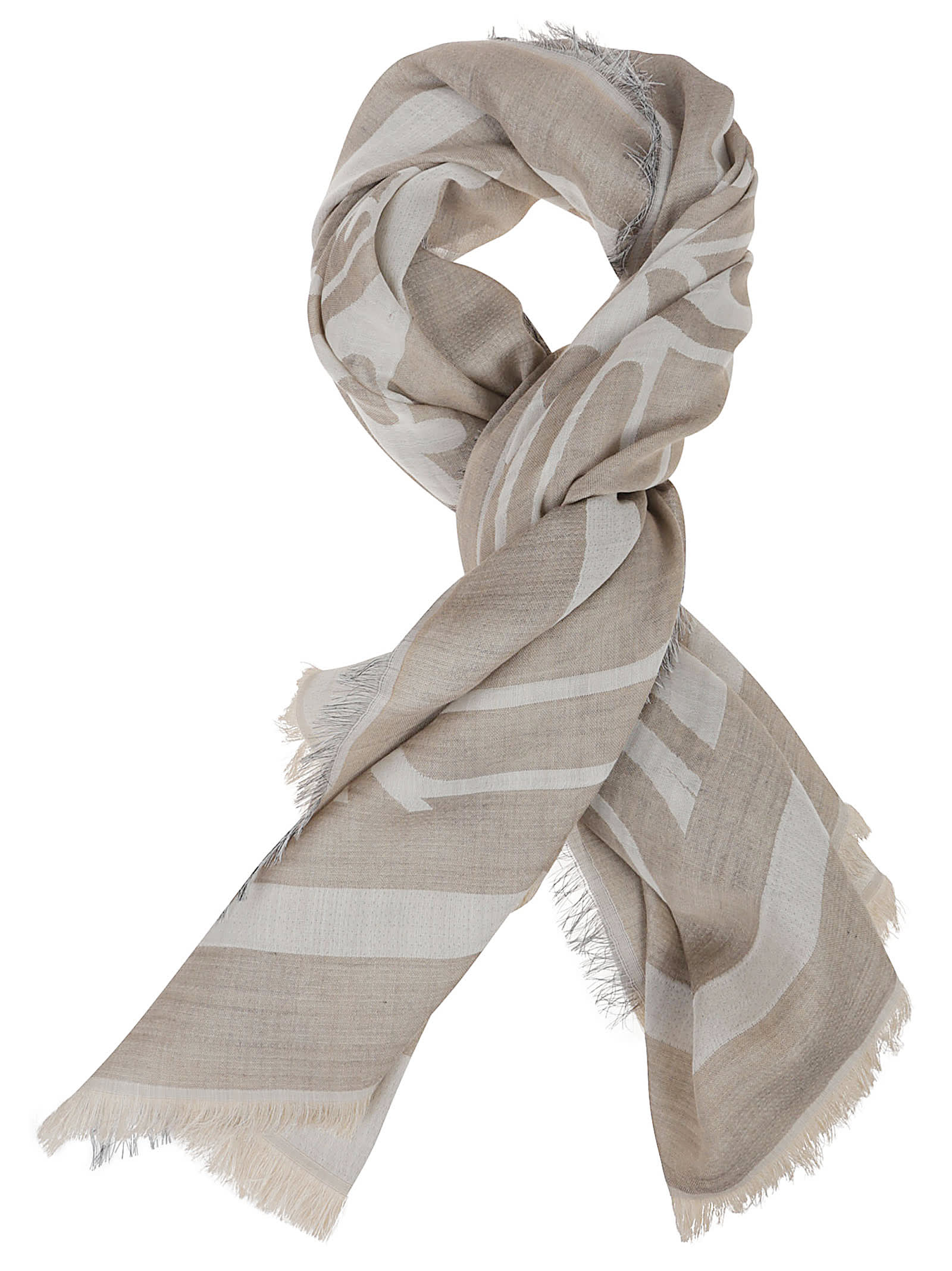 Max Mara Mia Wrap In Neutral