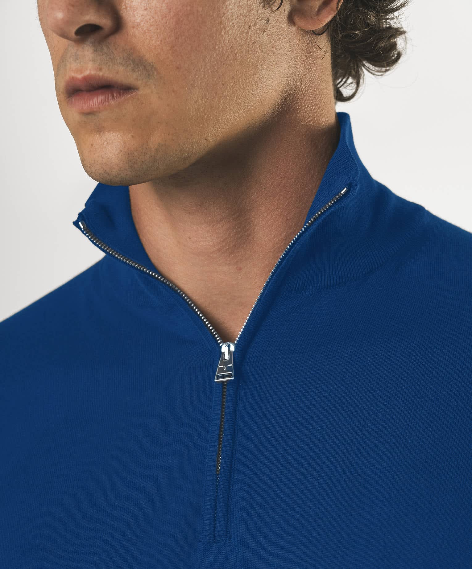 Larusmiani Paul T-shirt With Zip Sweater