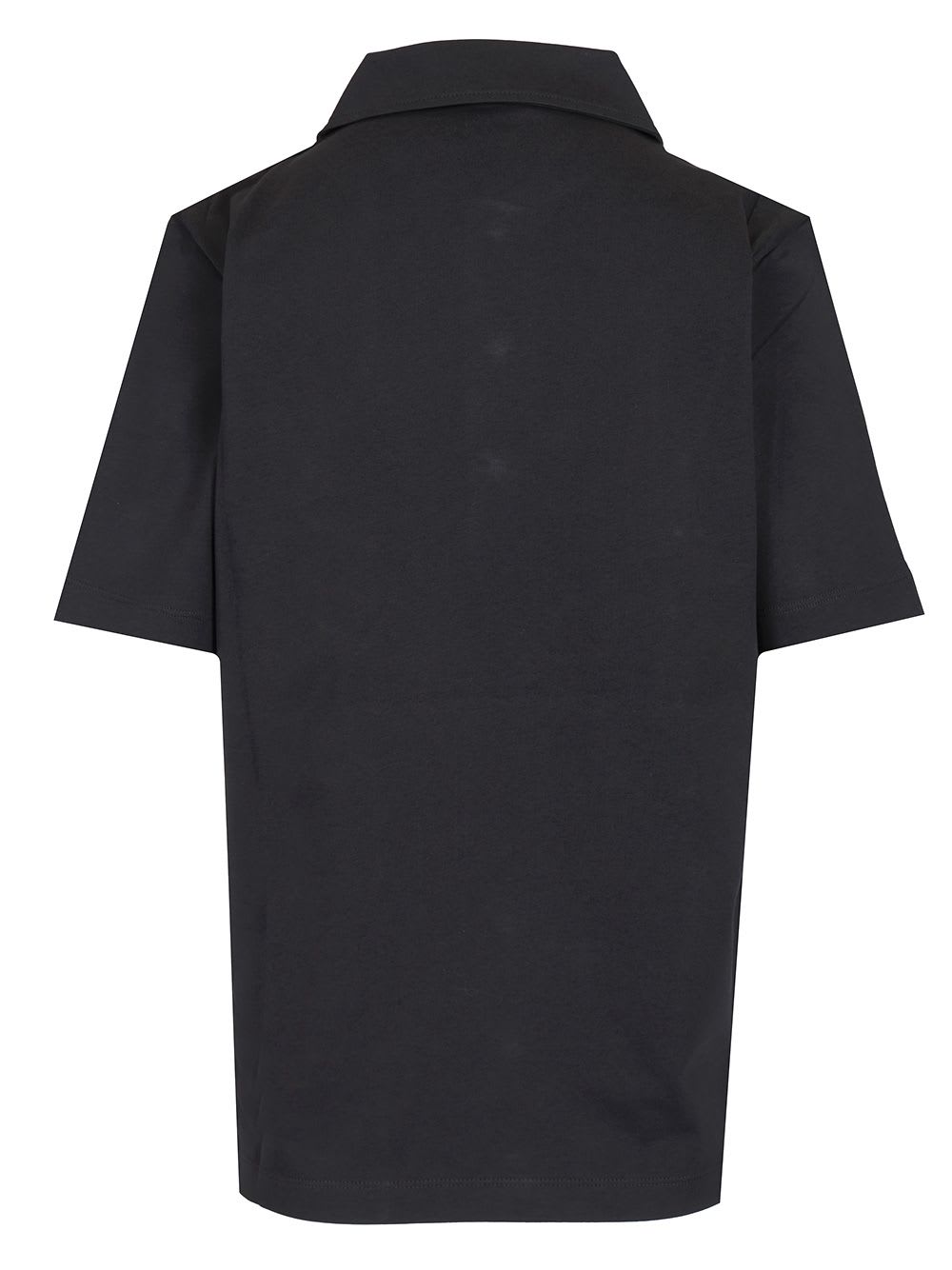 Moncler Short Sleeve Polo Polo Shirt Blue