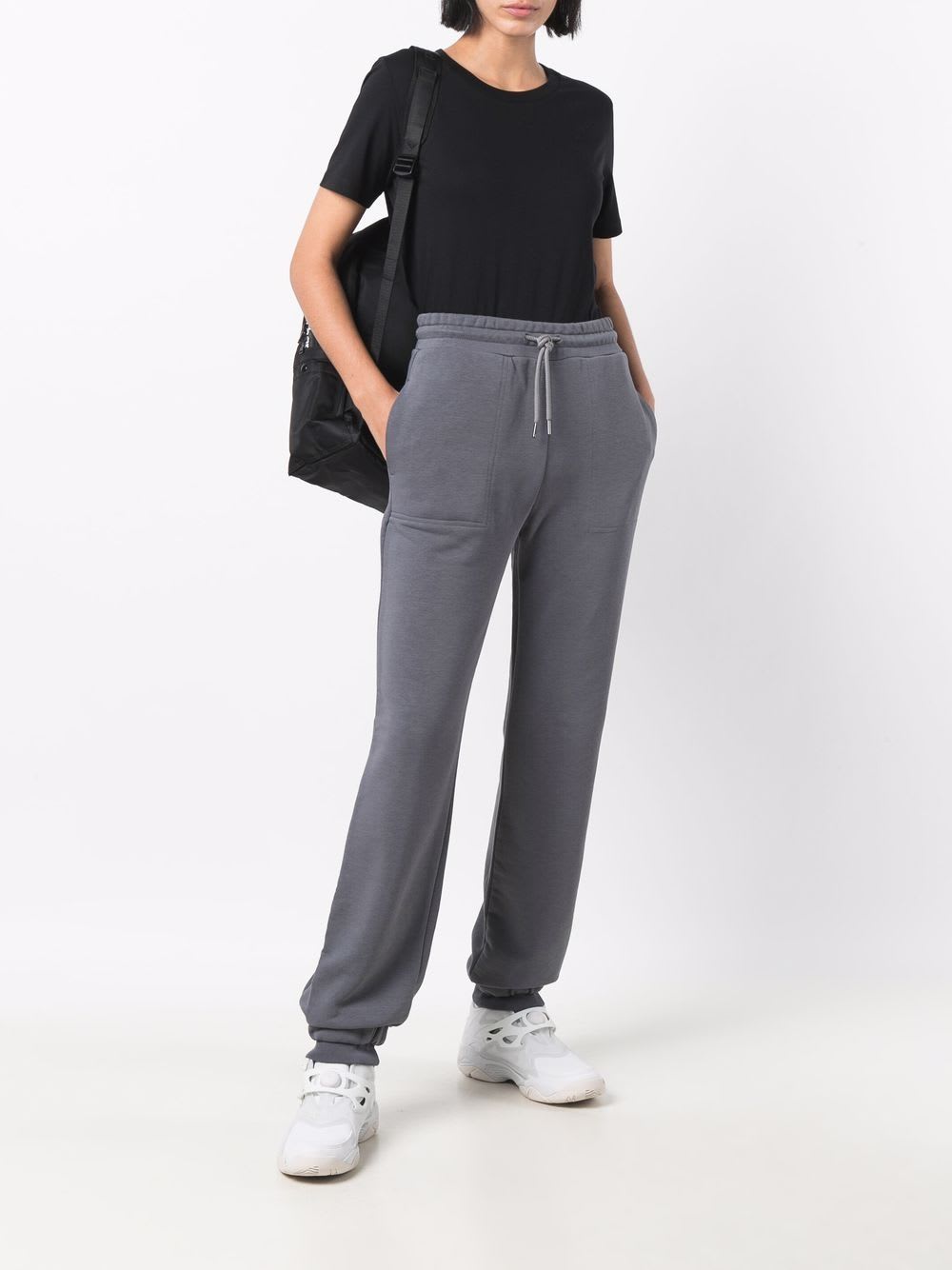 Emporio Armani Logo Cotton T-shirt In Black