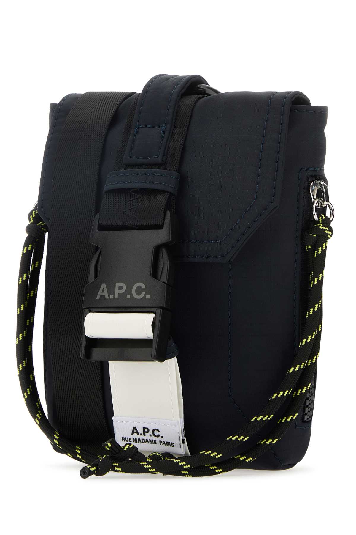 APC NAVY BLUE CANVAS TREK CROSSBODY BAG