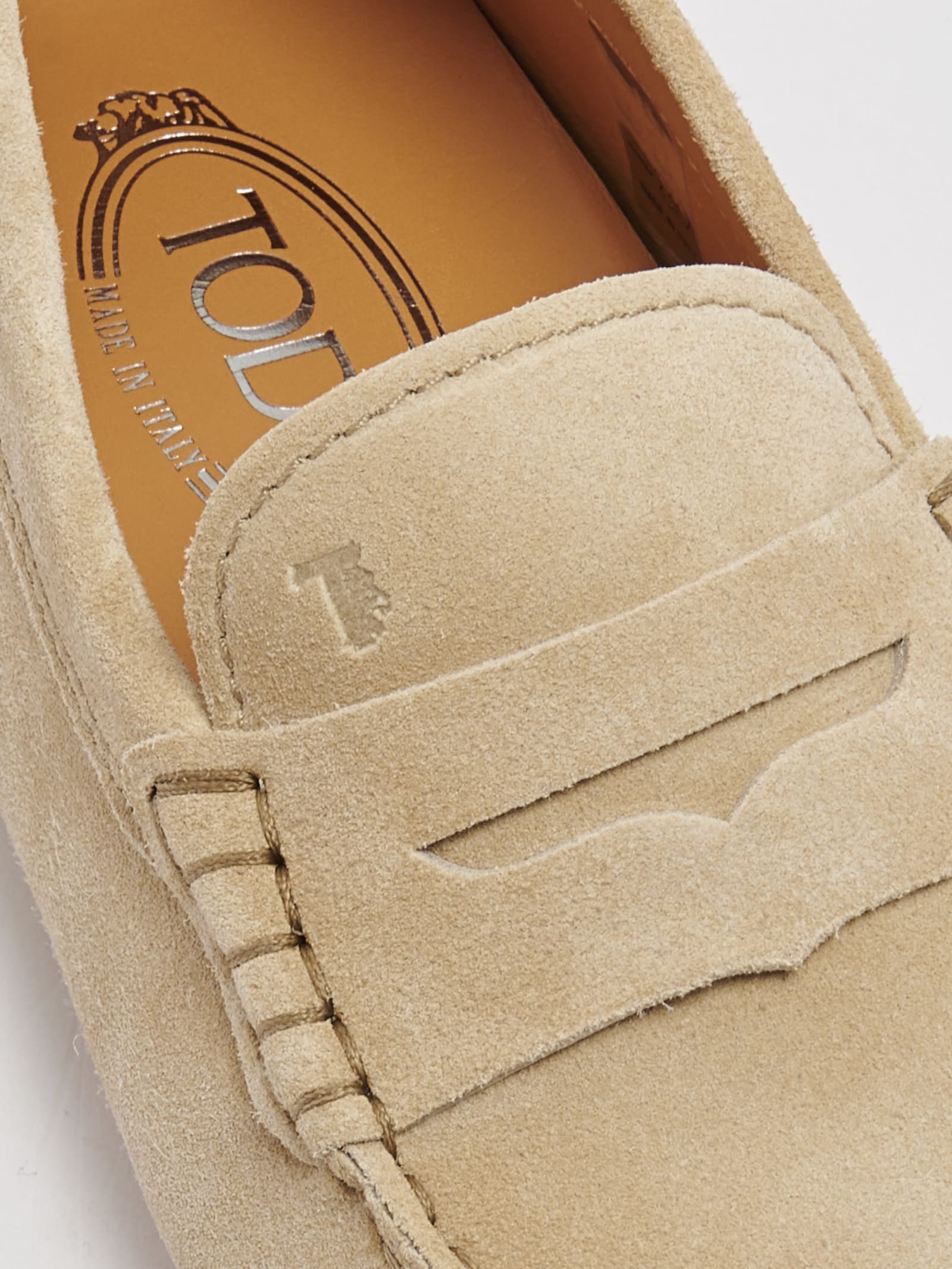Tod's Gommino Bubble Loafer In Sabbia