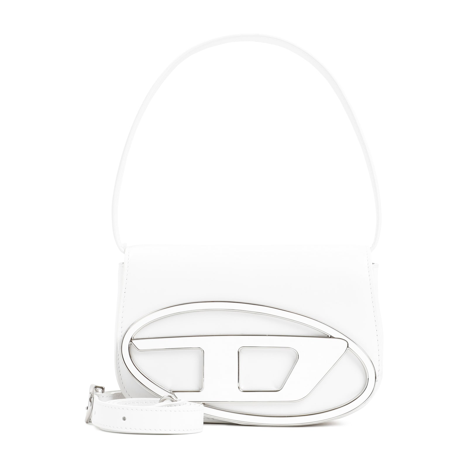 Diesel 1dr Leather Handbag In White