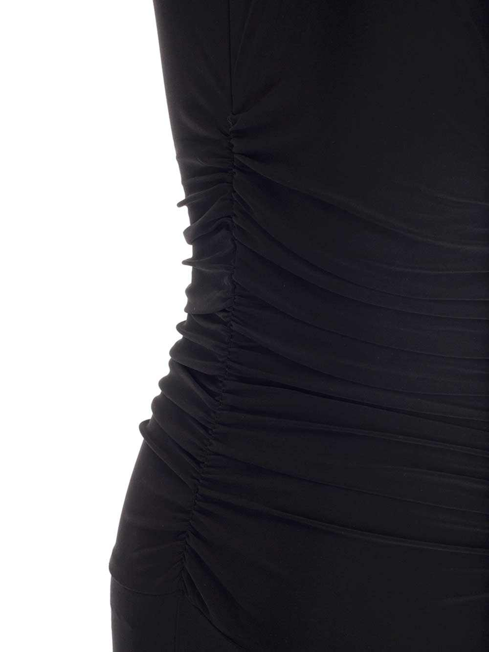 Shop Norma Kamali Black Sleeveless Jumpsuit